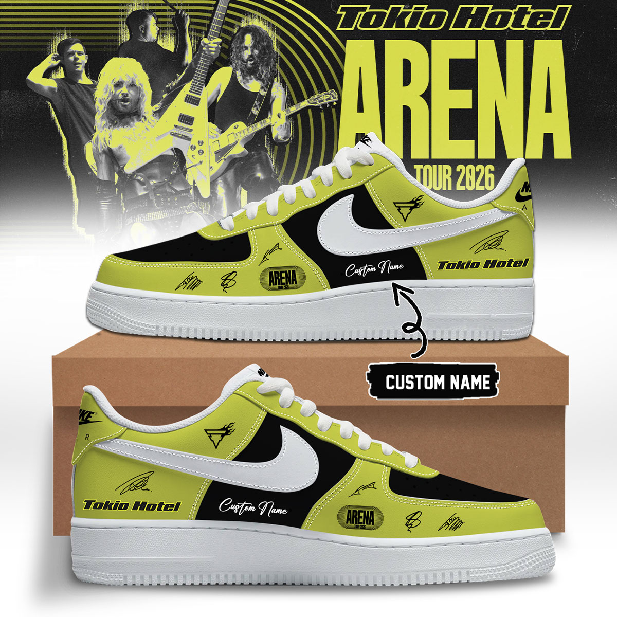 Tokio Hotel Arena Tour 2026 Limited Release Sneakers