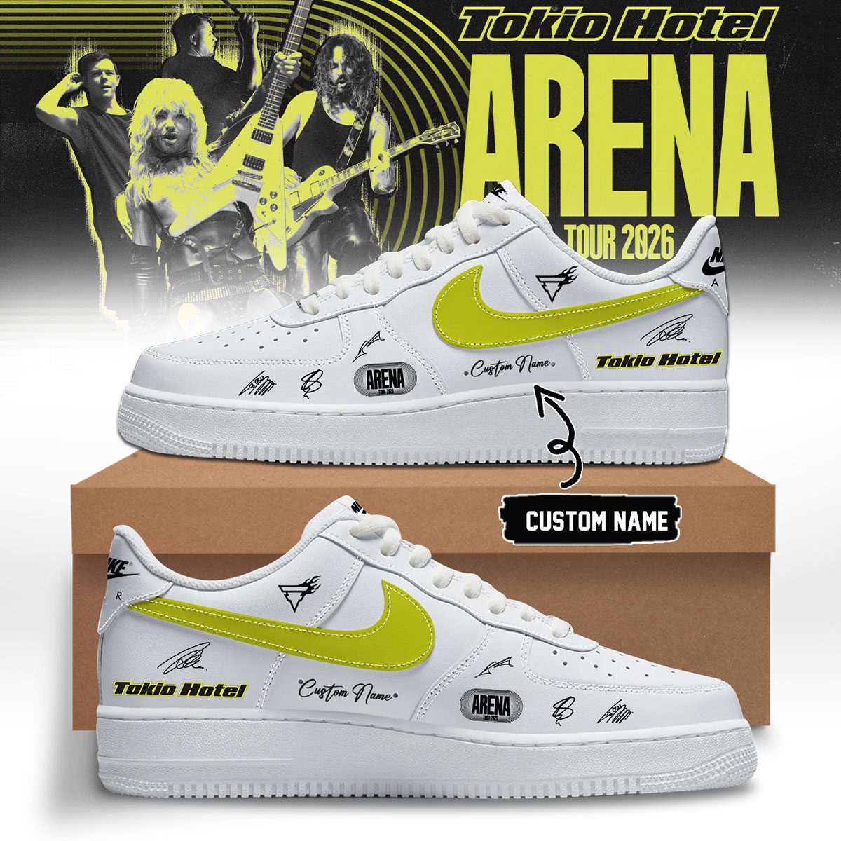 Tokio Hotel Arena Tour 2026 Premium Tour Sneakers