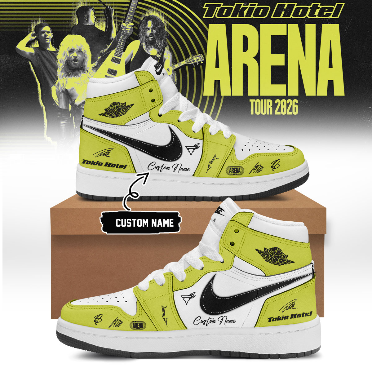Tokio Hotel Arena Tour 2026 Signature Lifestyle Sneakers