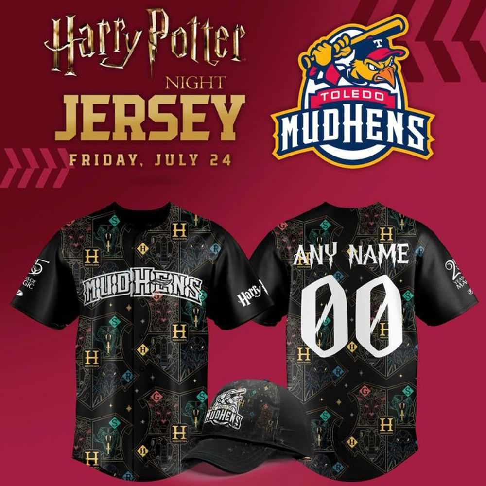 Toledo Mud Hens 2026 Harry Potter Night Special Baseball Jersey