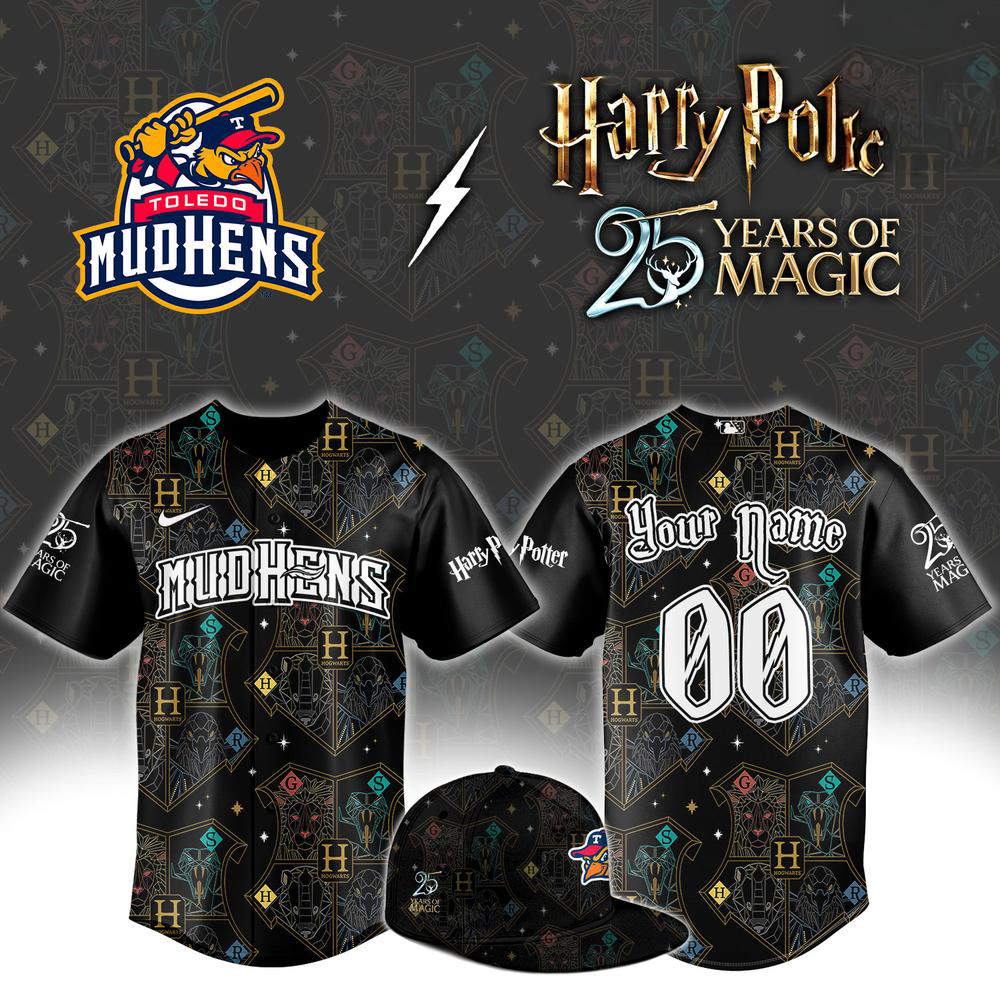 Toledo Mud Hens Harry Potter Night Limited Custom Baseball Jersey