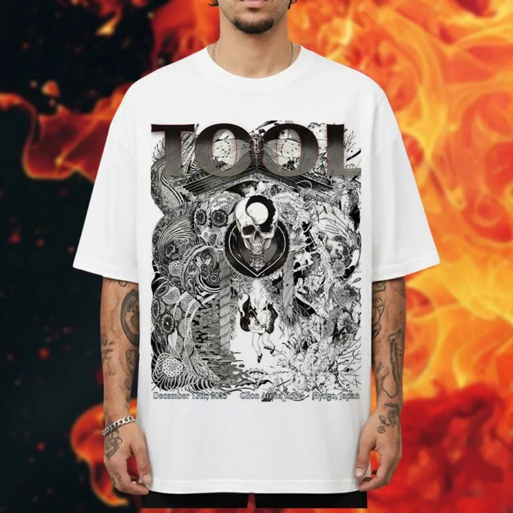 Tool Merch Tool Band Japan Tour At Glion Arena Kobe 2025 Poster TShirt Gifts For Rock Lovers