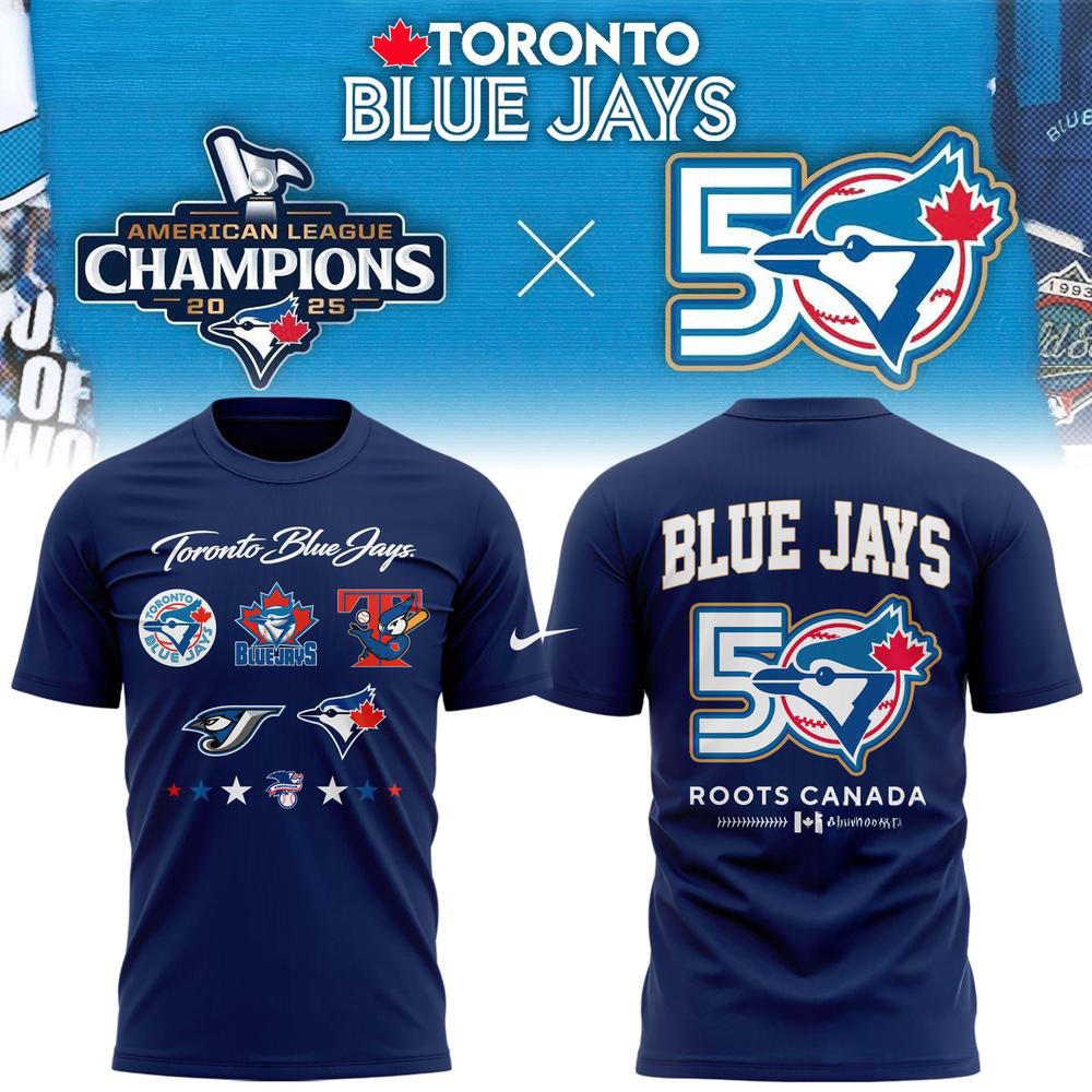 Toronto Blue Jays 50th Season Merch Limited Edition T Shirt