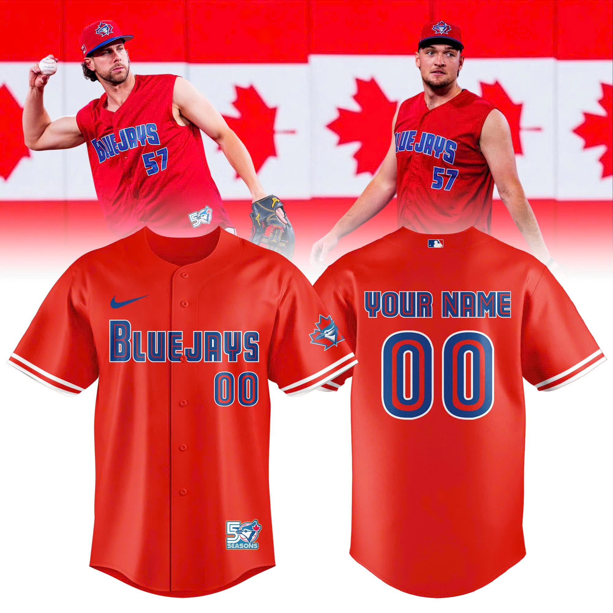 Toronto Blue Jays Canada Day 2026 Limited Baseball Jersey Collection