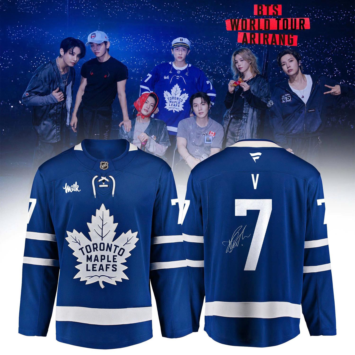 Toronto Raptors x BTS World Tour 2026 Limited Edition V Jersey Basketball Kpop Fan Apparel 2 - Unicasport Toronto Raptors x BTS World Tour 2026 Limited Edition V Jersey Basketball Kpop Fan Apparel