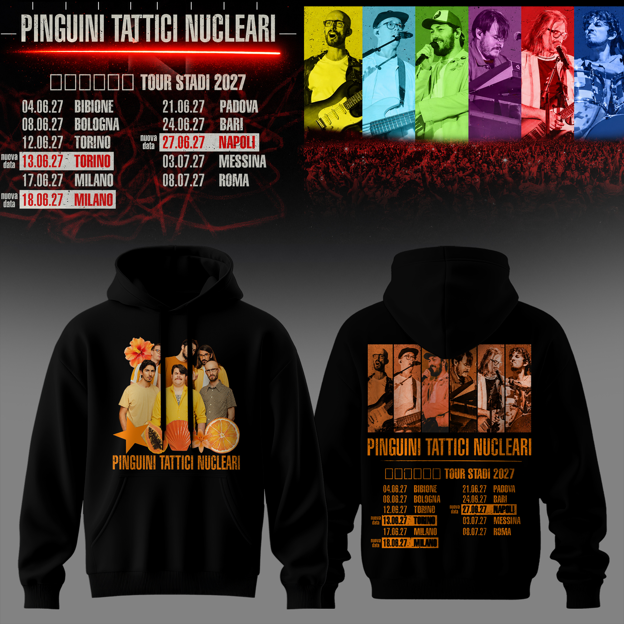Tour Stadi 2027 Premium 3D Hoodie Collector Edition