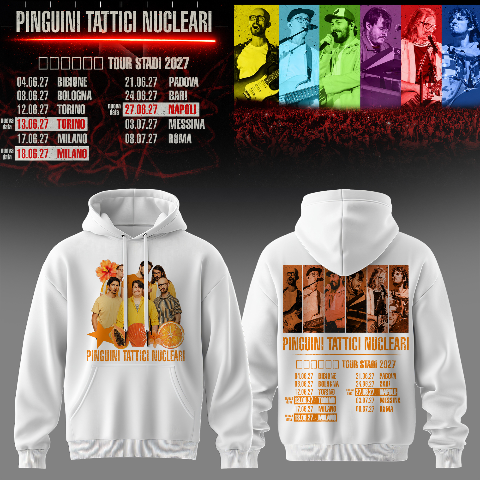 Tour Stadi 2027 Premium 3D Hoodie Signature Edition