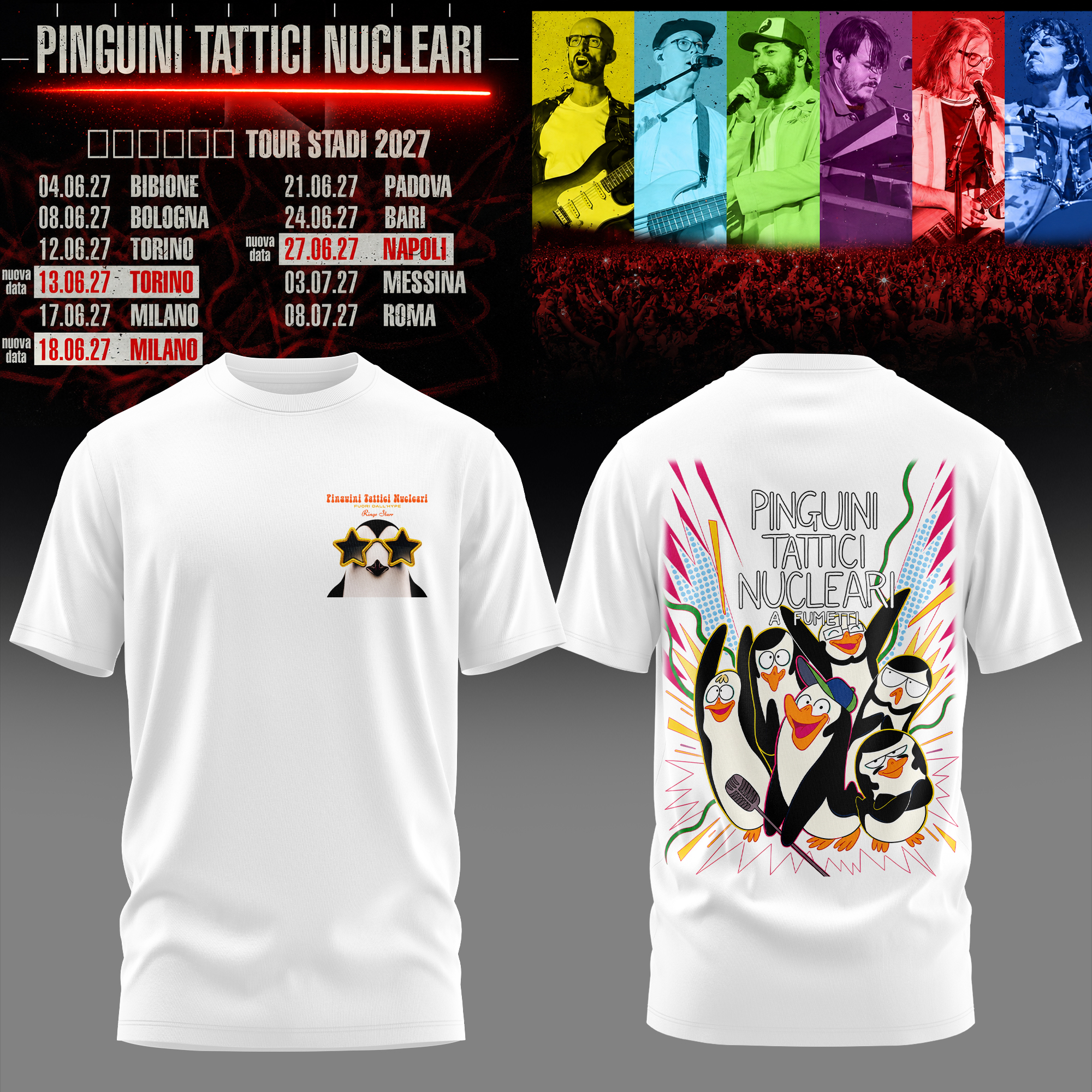 Tour Stadi 2027 Premium 3D T Shirt Classic Edition