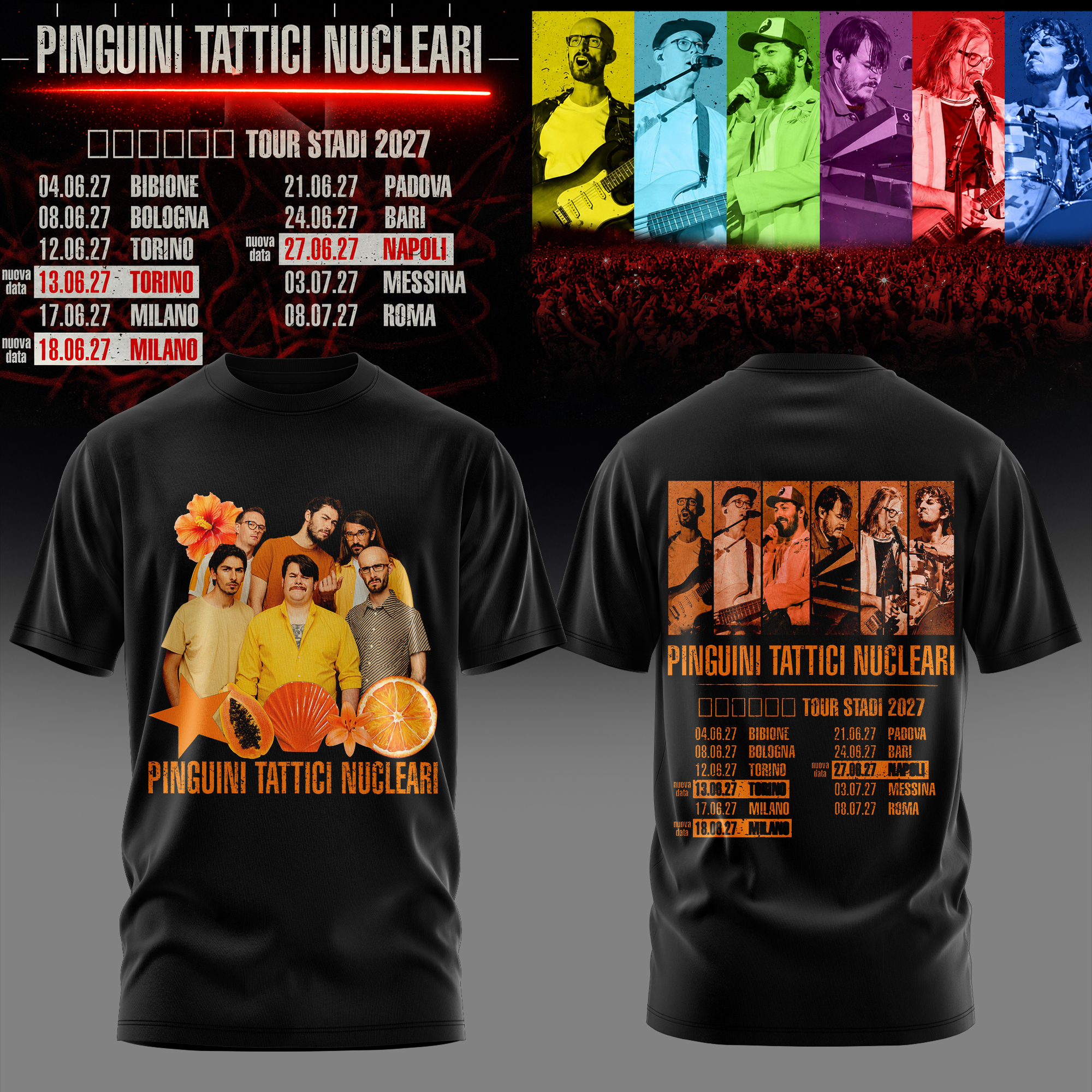 Tour Stadi 2027 Premium 3D T Shirt Collector Edition