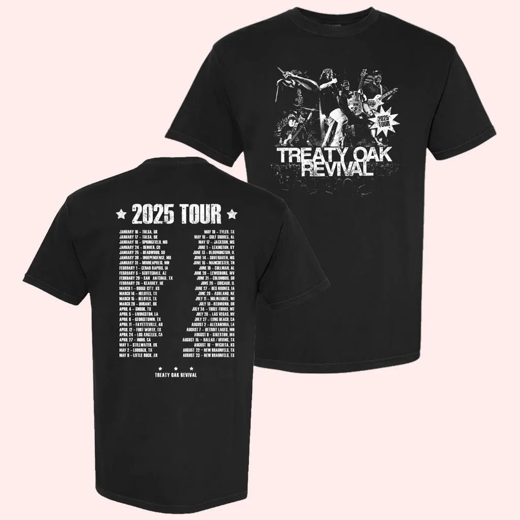 Treaty Oak Revival Merch Treaty Oak Revival 2025 Tour TShirt Gifts For Fans