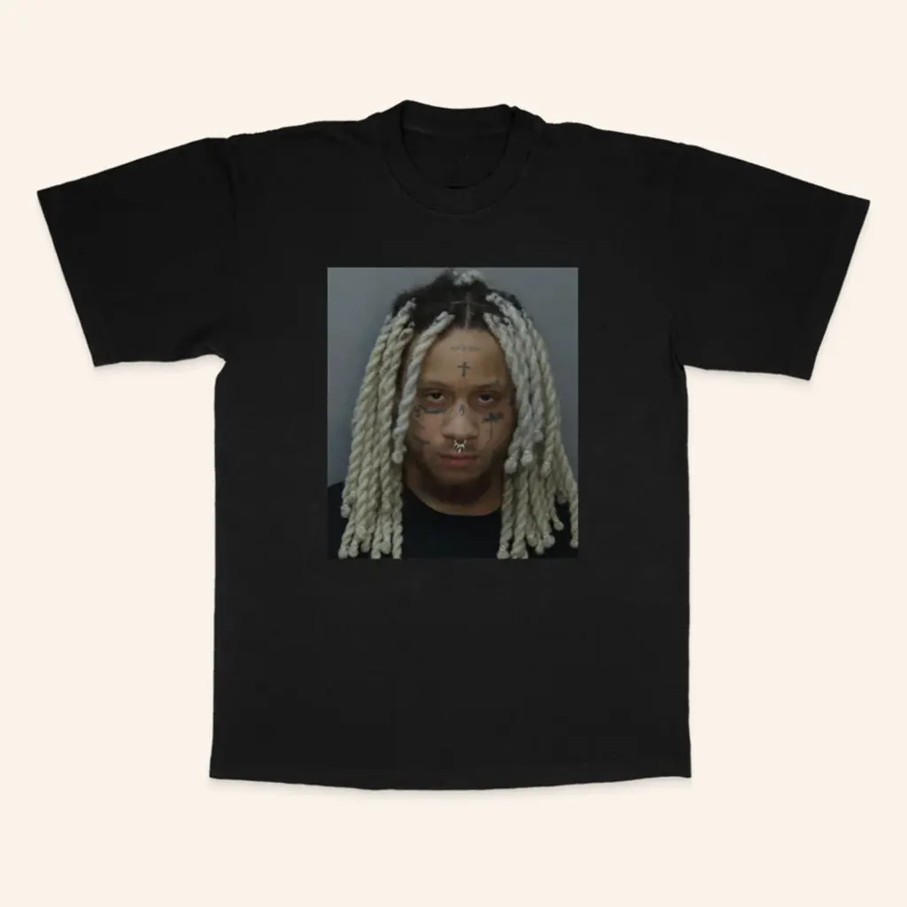 Trippie Redd Merch Mugshot Black TShirt Best Birthday Gift For Husband