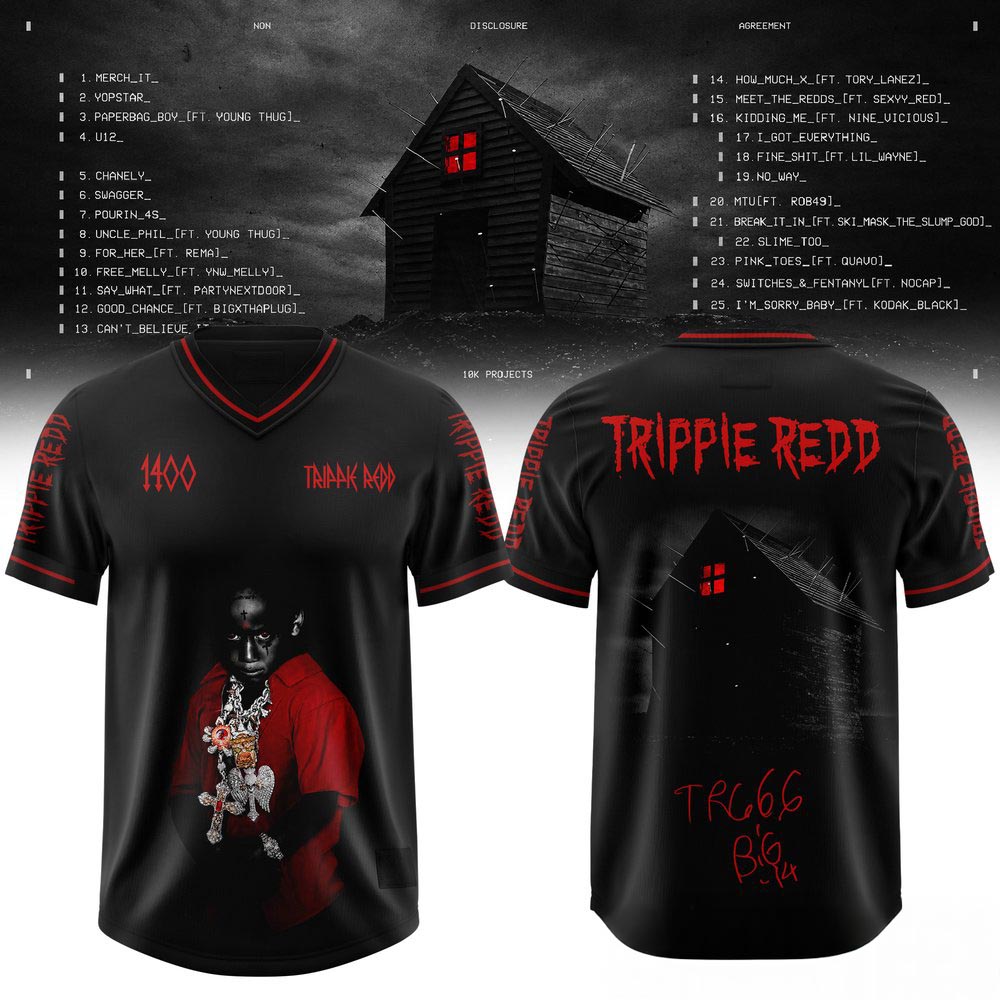 Trippie Redd Non Disclosure Agreement Jersey Rapper Fan Sports Style Apparel 1 - Unicasport Trippie Redd Non Disclosure Agreement Jersey Rapper Fan Sports Style Apparel