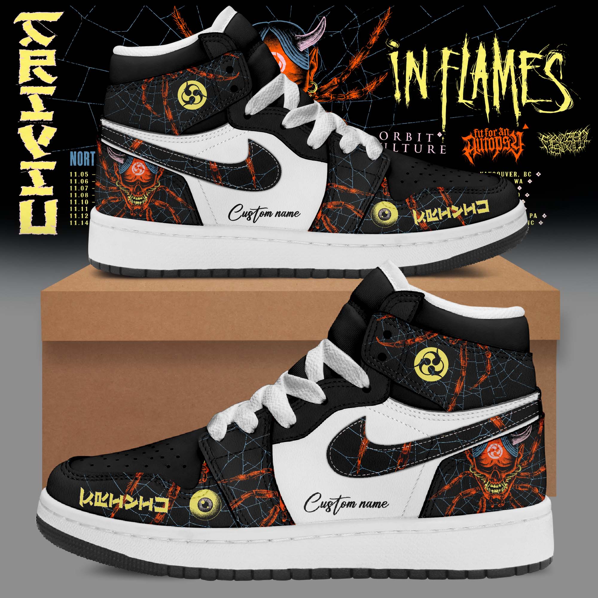 Trivium North America Tour 2026 Collection Lifestyle Sneakers Signature Edition