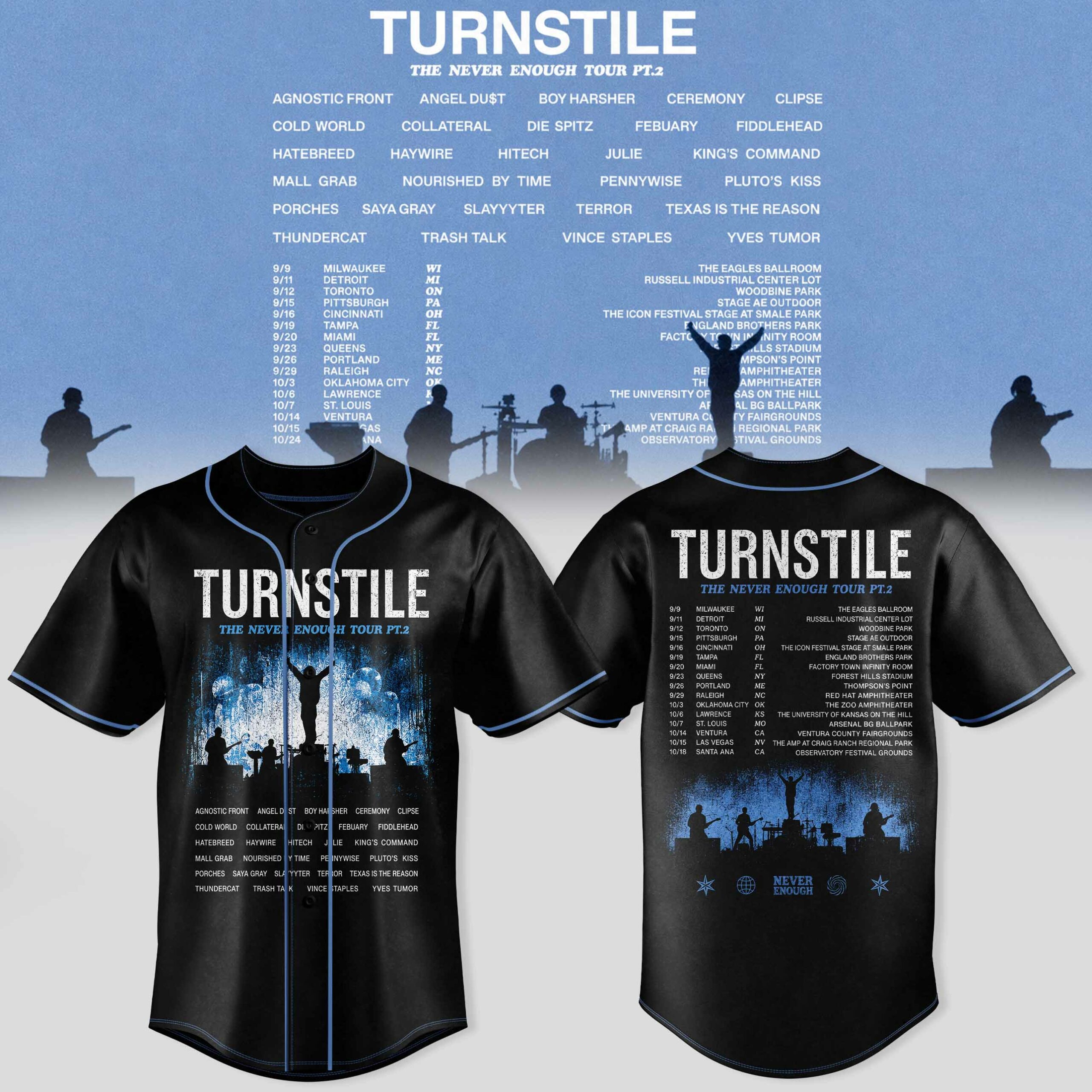 Trnstl The Never Enough Tour Part 2 3D All Over Print Baseball Jersey Live Music Concert Fan Apparel 1 - Unicasport Trnstl The Never Enough Tour Part 2 3D All Over Print Baseball Jersey Live Music Concert Fan Apparel