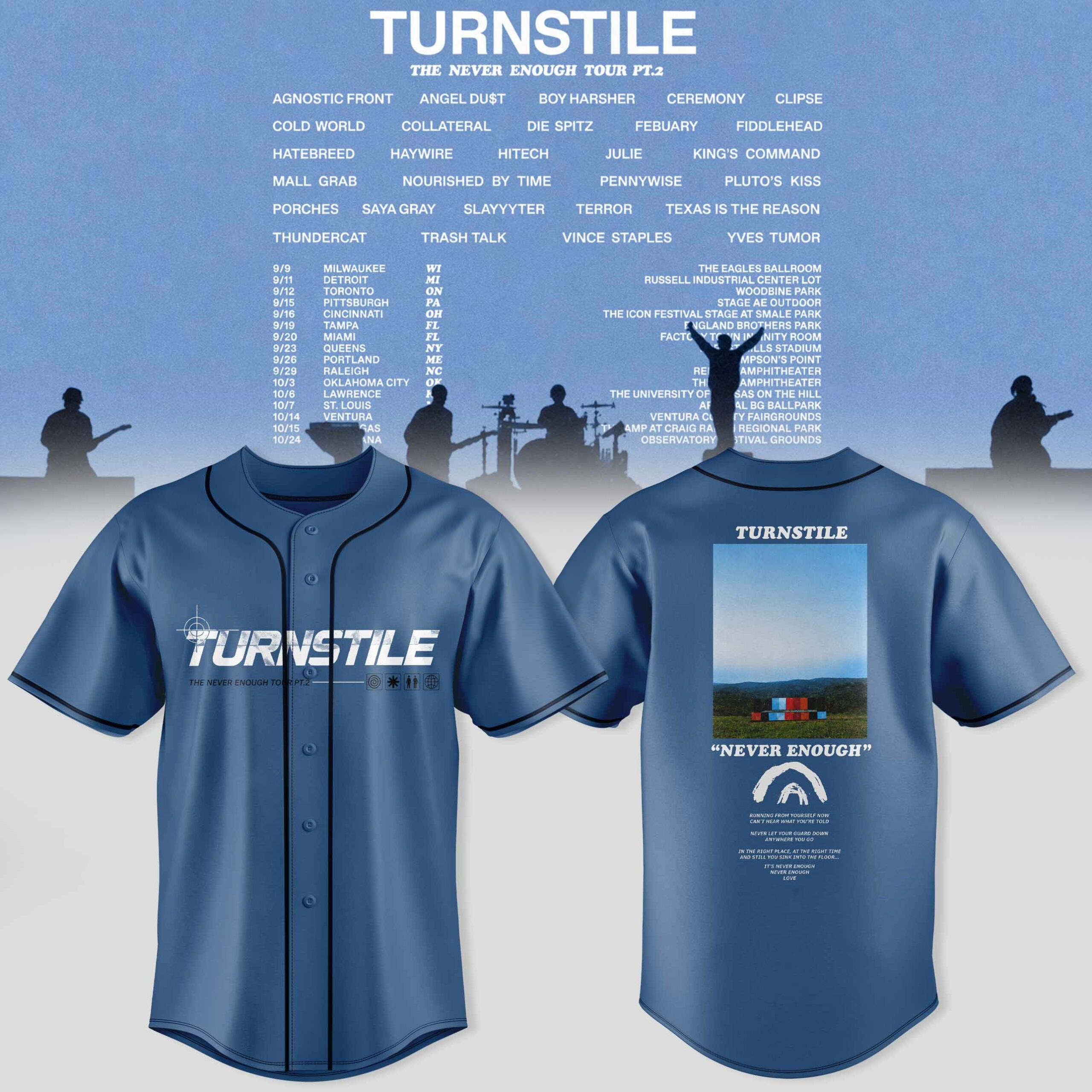 Trnstl The Never Enough Tour Part 2 3D All Over Print Baseball Jersey Live Performance Fan Apparel 1 - Unicasport Trnstl The Never Enough Tour Part 2 3D All Over Print Baseball Jersey Live Performance Fan Apparel