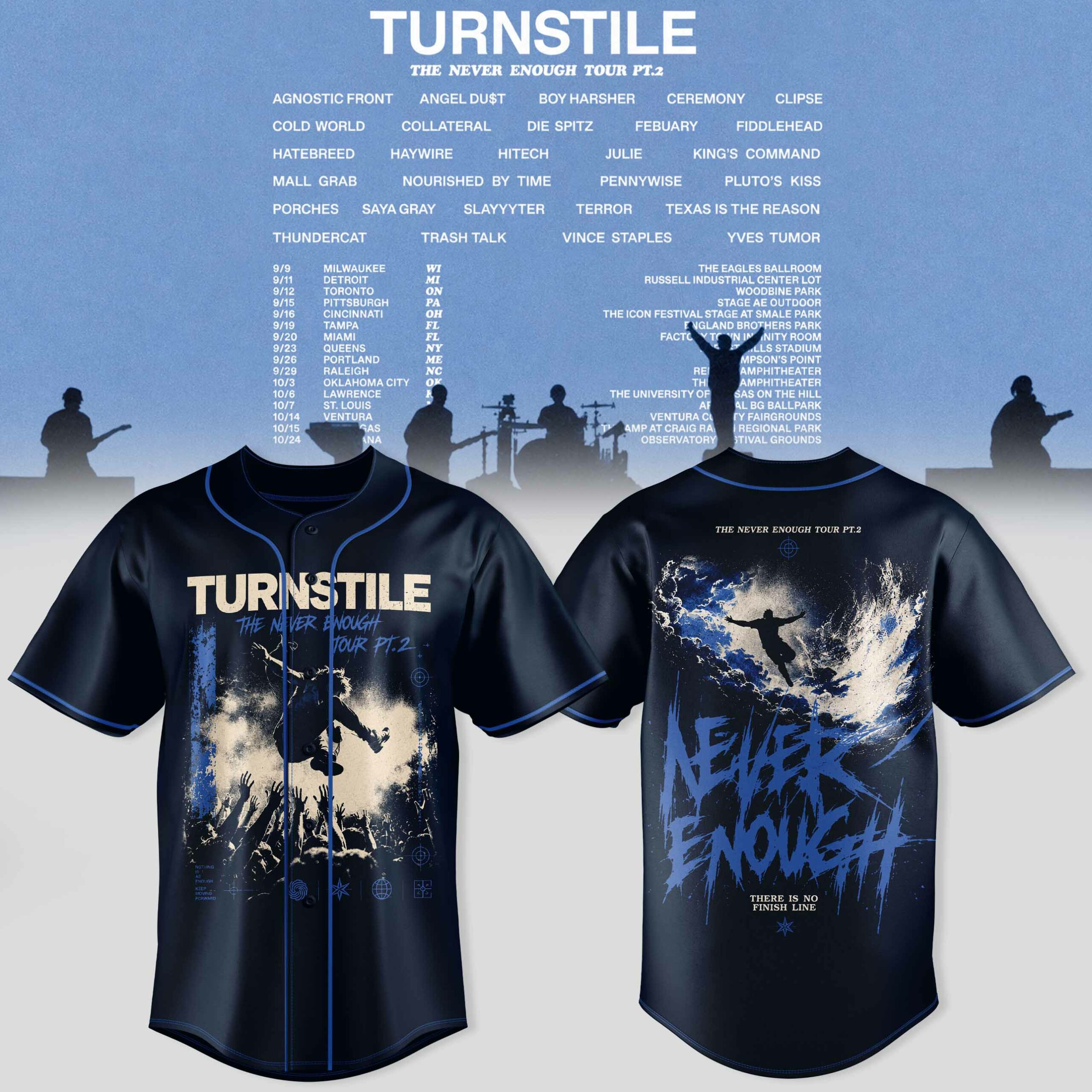 Trnstl The Never Enough Tour Part 2 3D All Over Print Baseball Jersey Music Tour Fan Shirt 1 - Unicasport Trnstl The Never Enough Tour Part 2 3D All Over Print Baseball Jersey Music Tour Fan Shirt