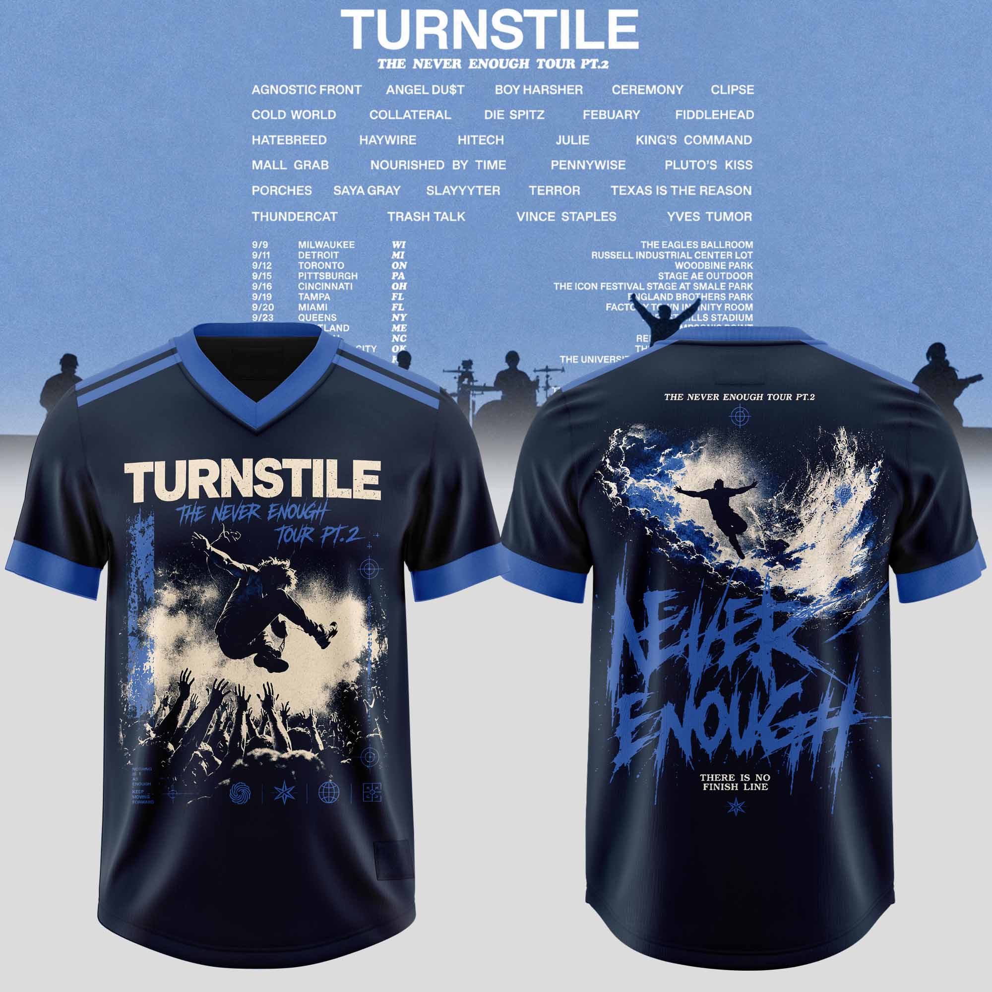 Trnstl The Never Enough Tour Part 2 3D All Over Print Football Jersey Music Tour Fan Shirt 1 - Unicasport Trnstl The Never Enough Tour Part 2 3D All Over Print Football Jersey Music Tour Fan Shirt