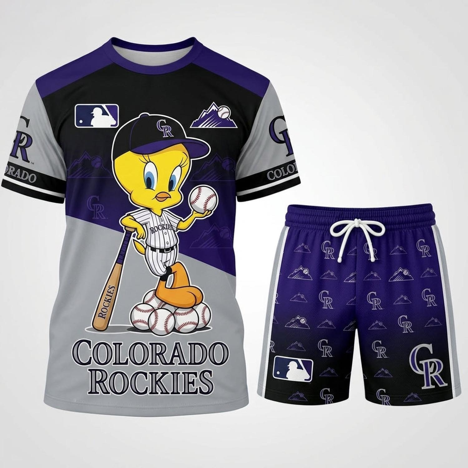 Tweety Washington Nationals MLB Baseball Jersey Set Cartoon Sports Fan Apparel 1 - Unicasport Tweety Washington Nationals MLB Baseball Jersey Set Cartoon Sports Fan Apparel