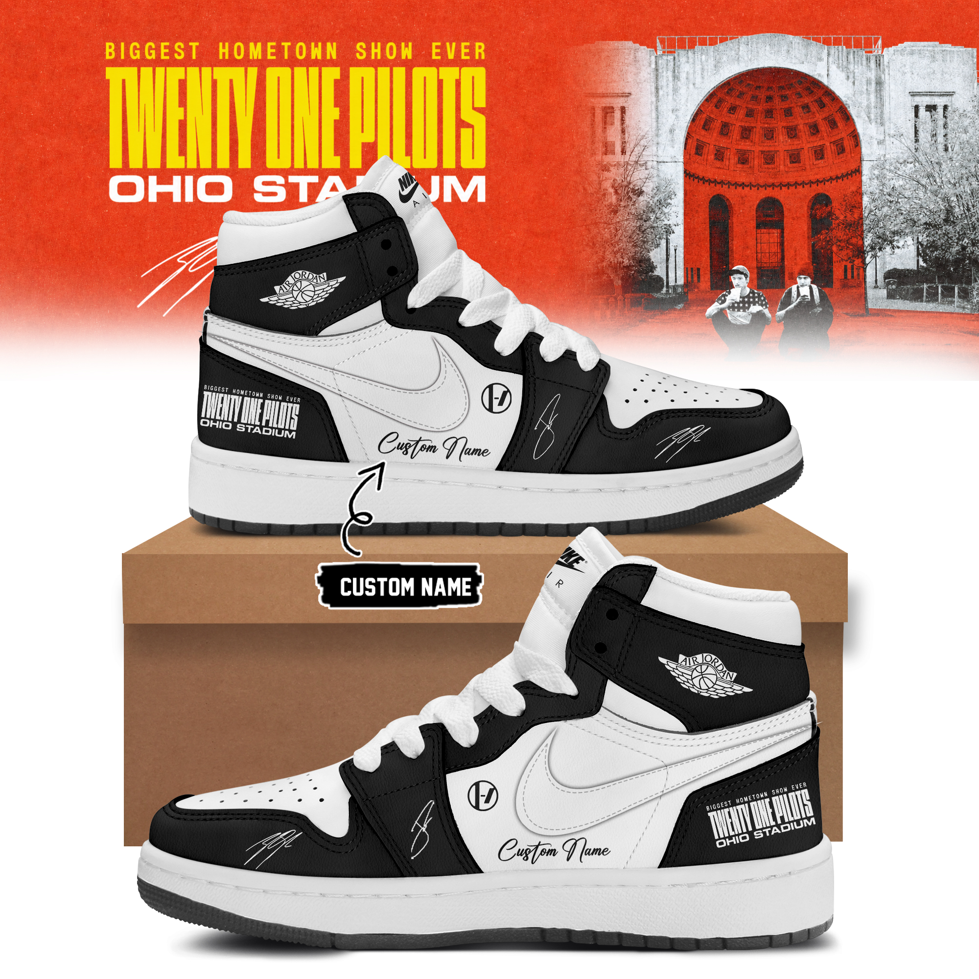 Twenty One Pilots 2026 Shows Collector Edition Casual Footwear