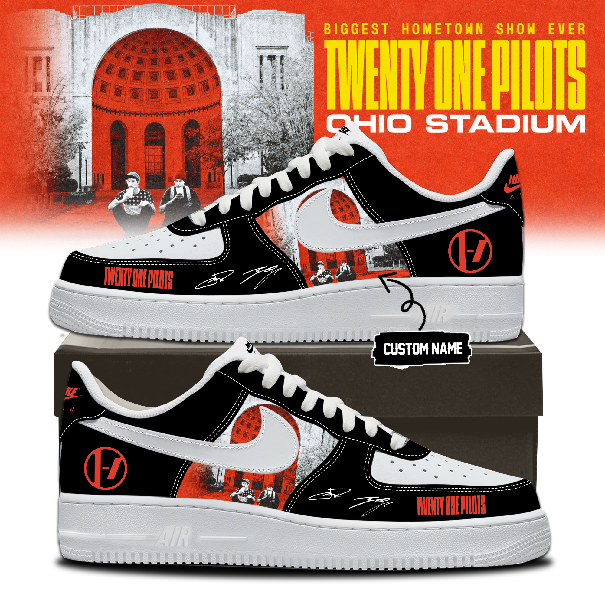 Twenty One Pilots 2026 Shows Collector Edition High Top Sneakers