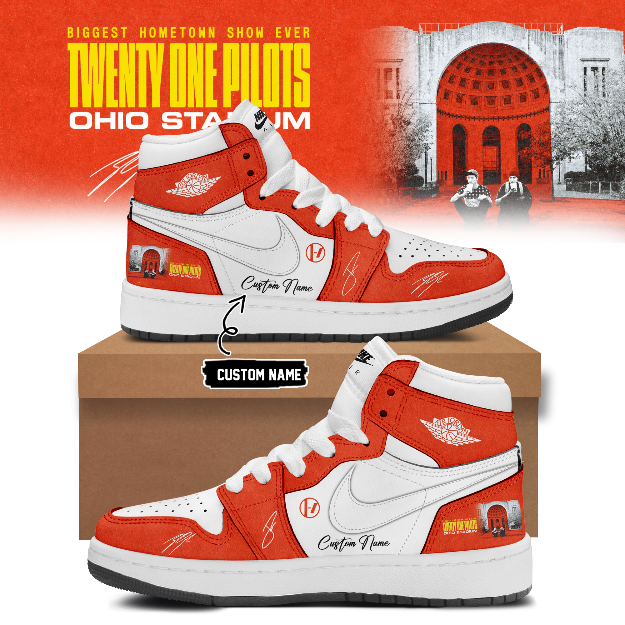 Twenty One Pilots 2026 Shows Collector Premium Lifestyle Shoes