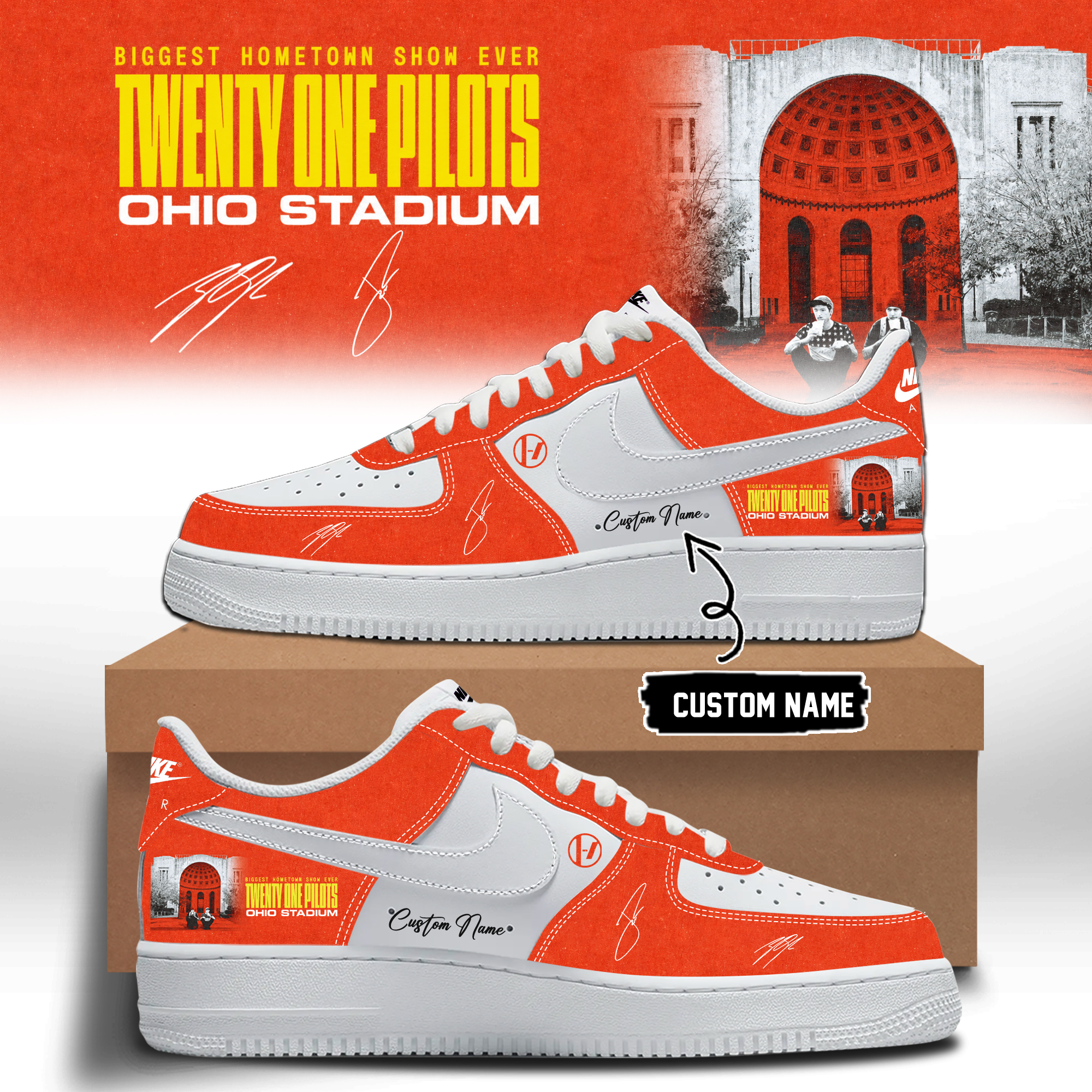 Twenty One Pilots 2026 Shows Exclusive Limited Release Sneakers