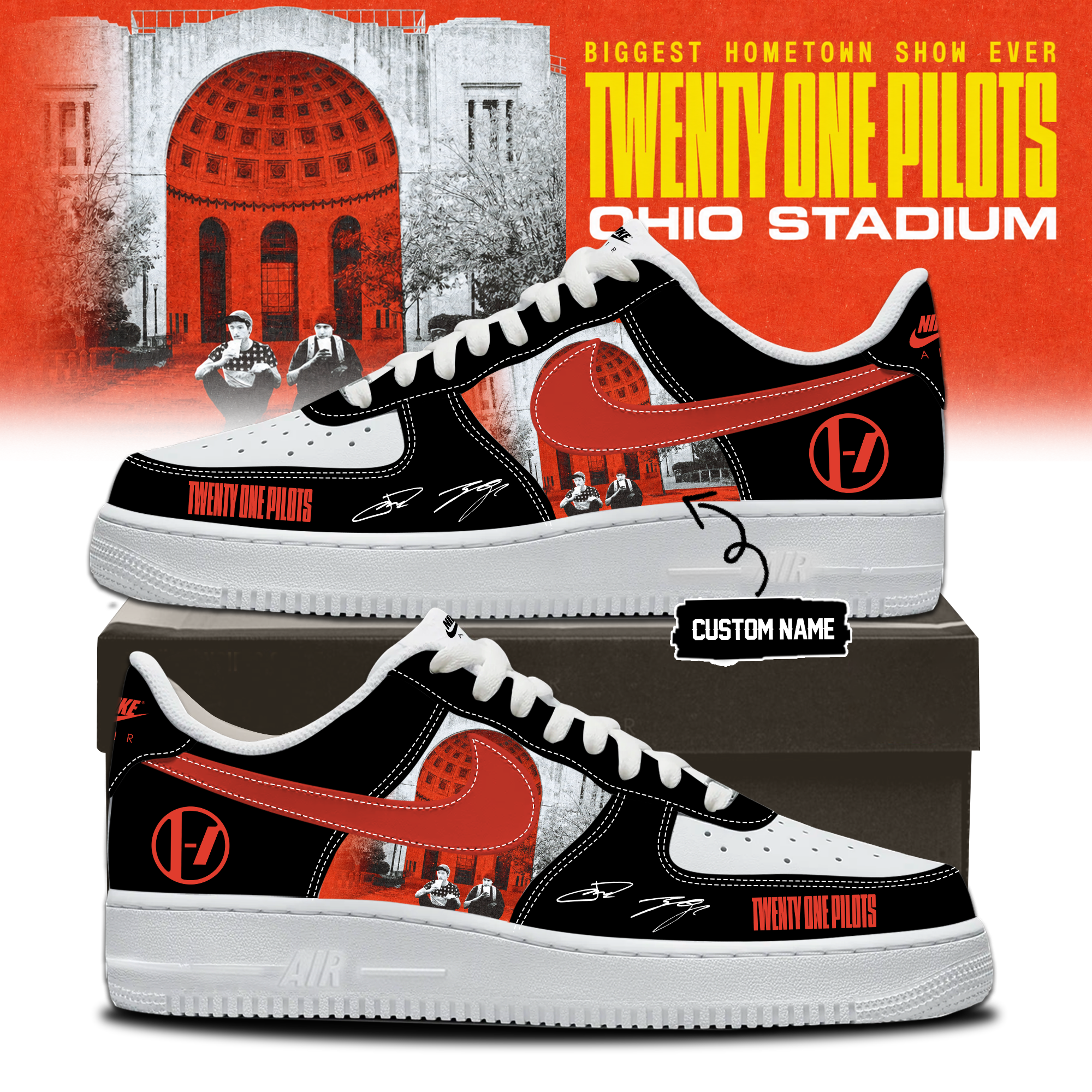Twenty One Pilots 2026 Shows Premium Casual Sneakers