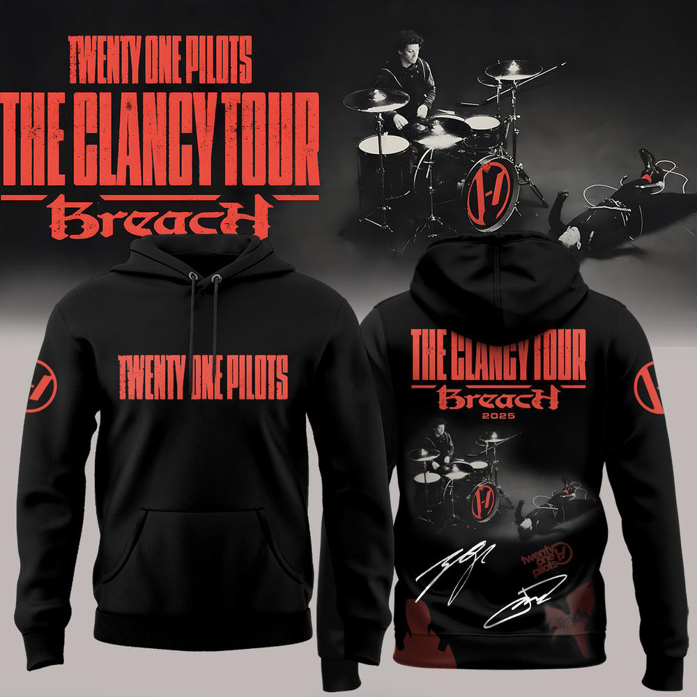 Twenty One Pilots The Clancy Tour Breach Hoodie