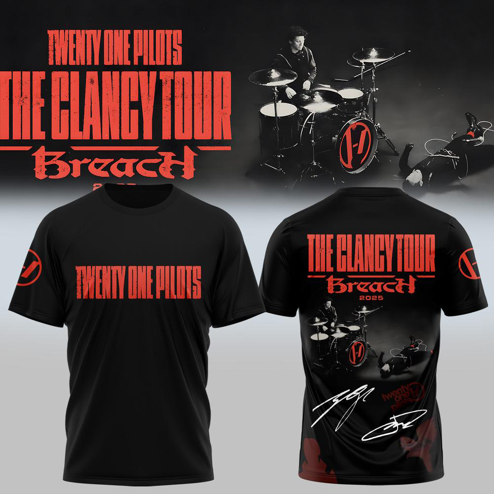 Twenty One Pilots The Clancy Tour Breach TShirt