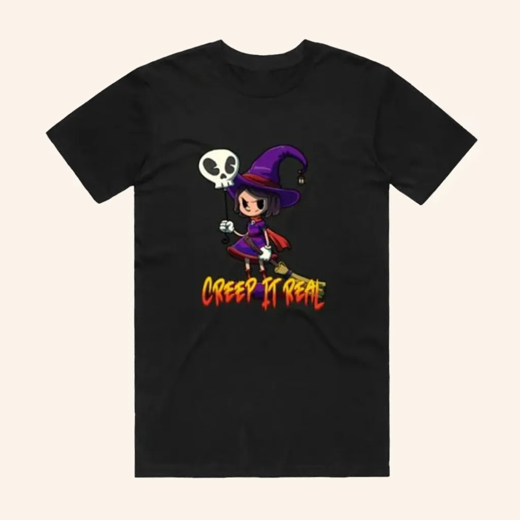 Twisted Thread Merch Creep It Real Halloween TShirt Gift Ideas For Friends
