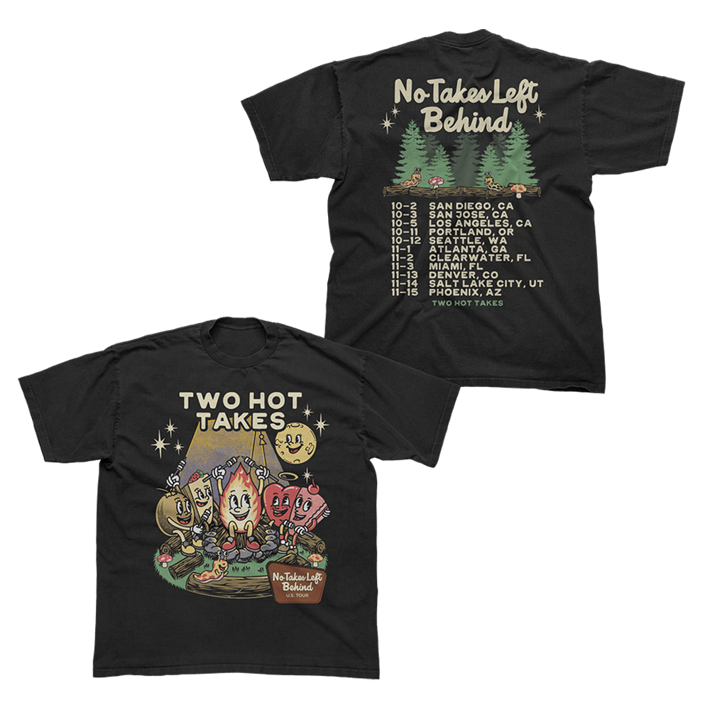 Two Hot Takes Merch No Takes Left Behind Tour TShirt Fathers Day Gifts For Husband