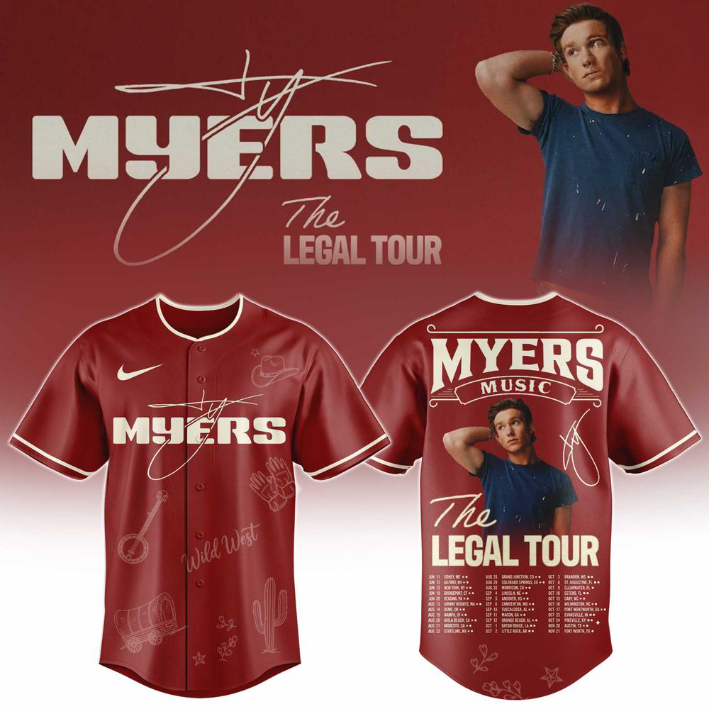 Ty Myers The Legal Tour 2026 Baseball Jersey
