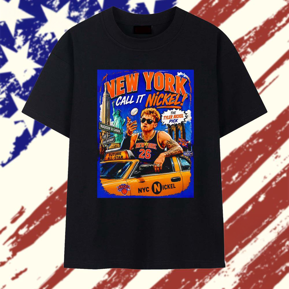 Tyler Nickel New York Knicks Future All Star Graphic T Shirt Basketball Fan Gear