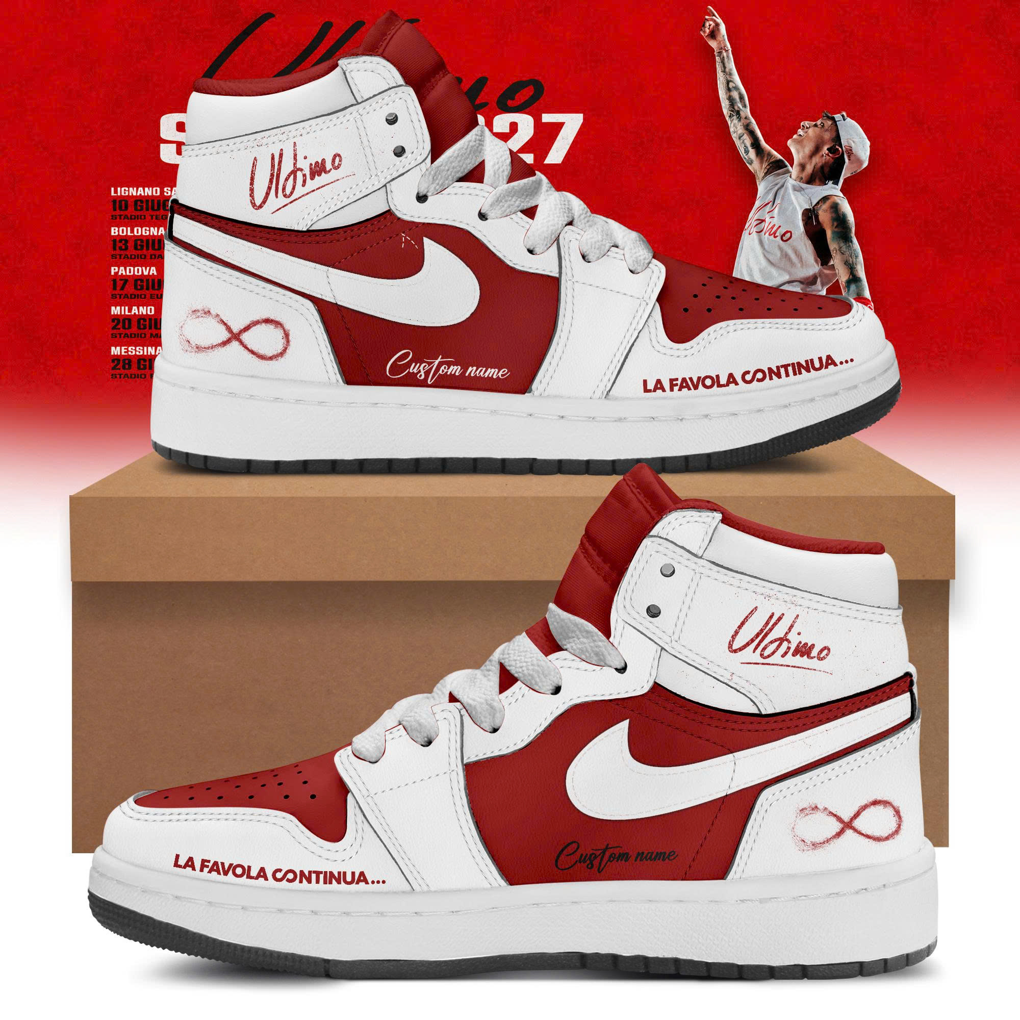 ULTIMO STADI 2027 La Favola Continua Premium High Sneakers Collection