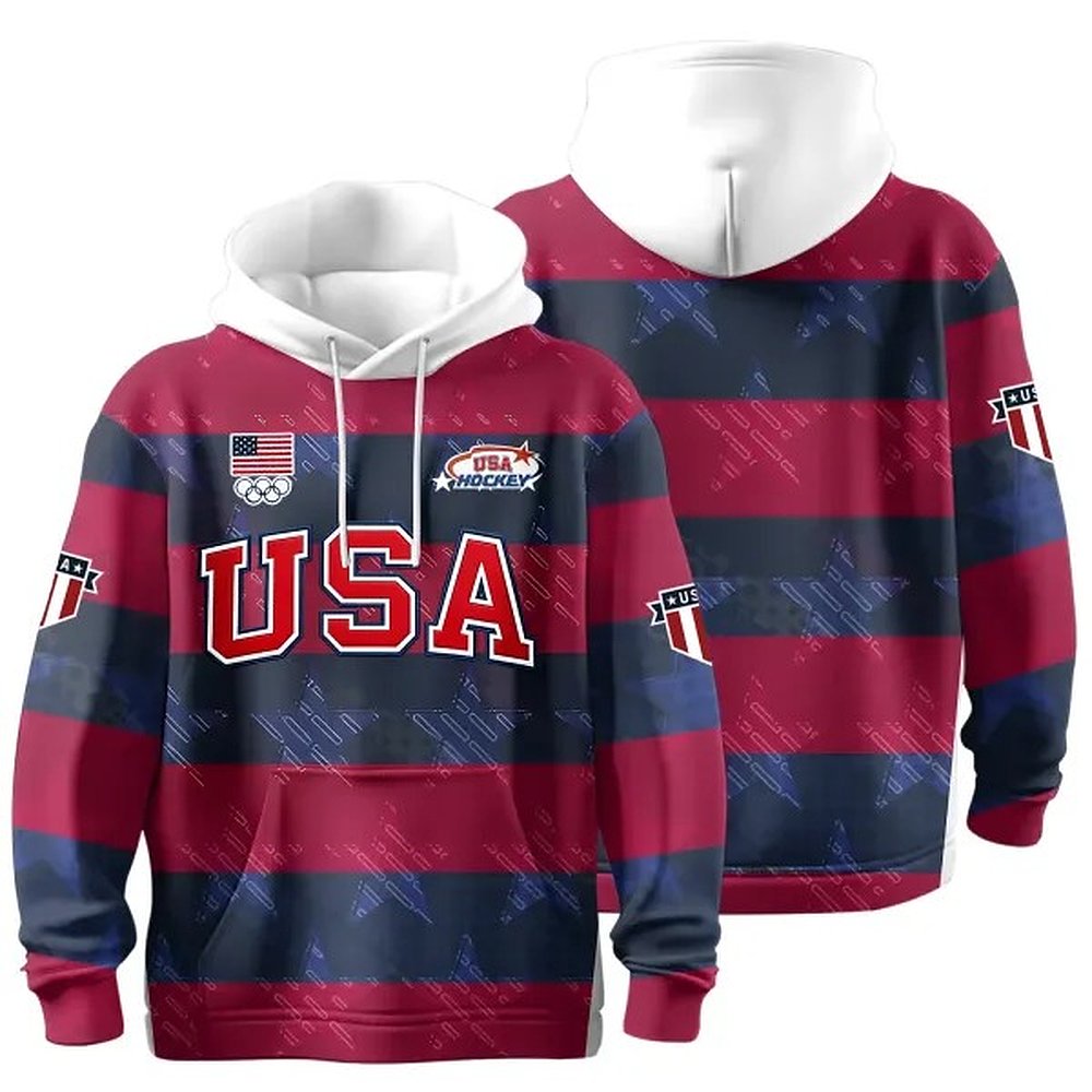 USA Hockey 2026 Winter Olympics Hoodie Best Gift For Hockey Fans Merch 2026