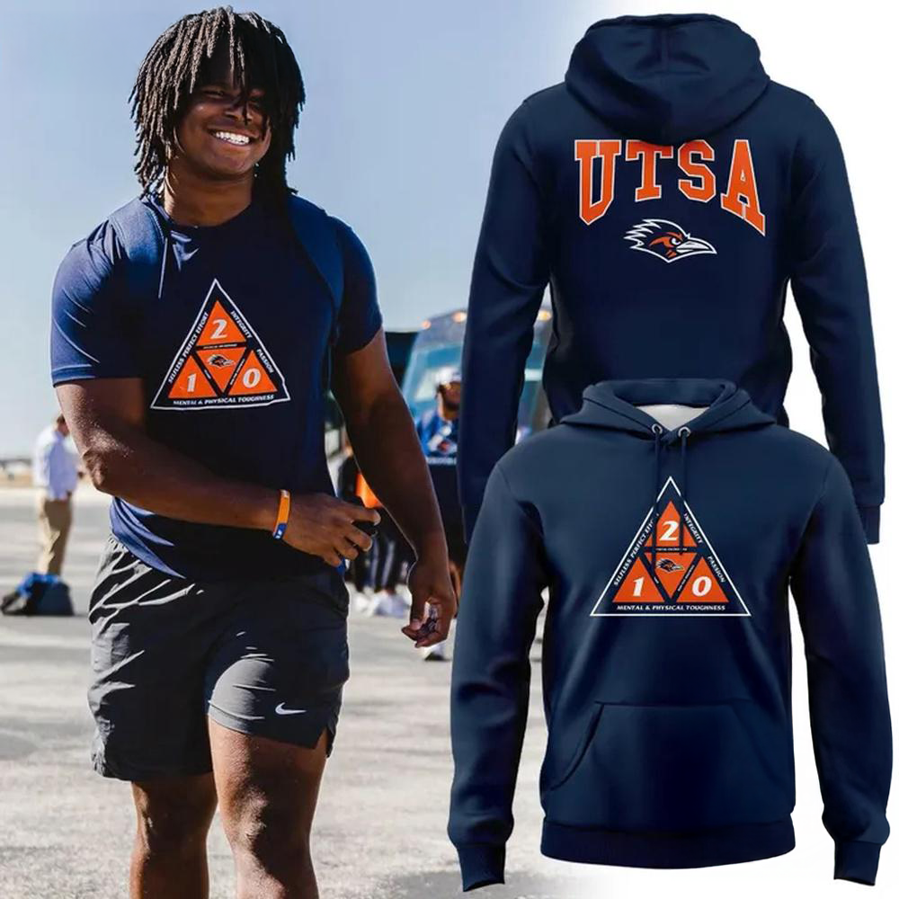 UTSA Roadrunners Triangle of Toughness Hoodie Shirt