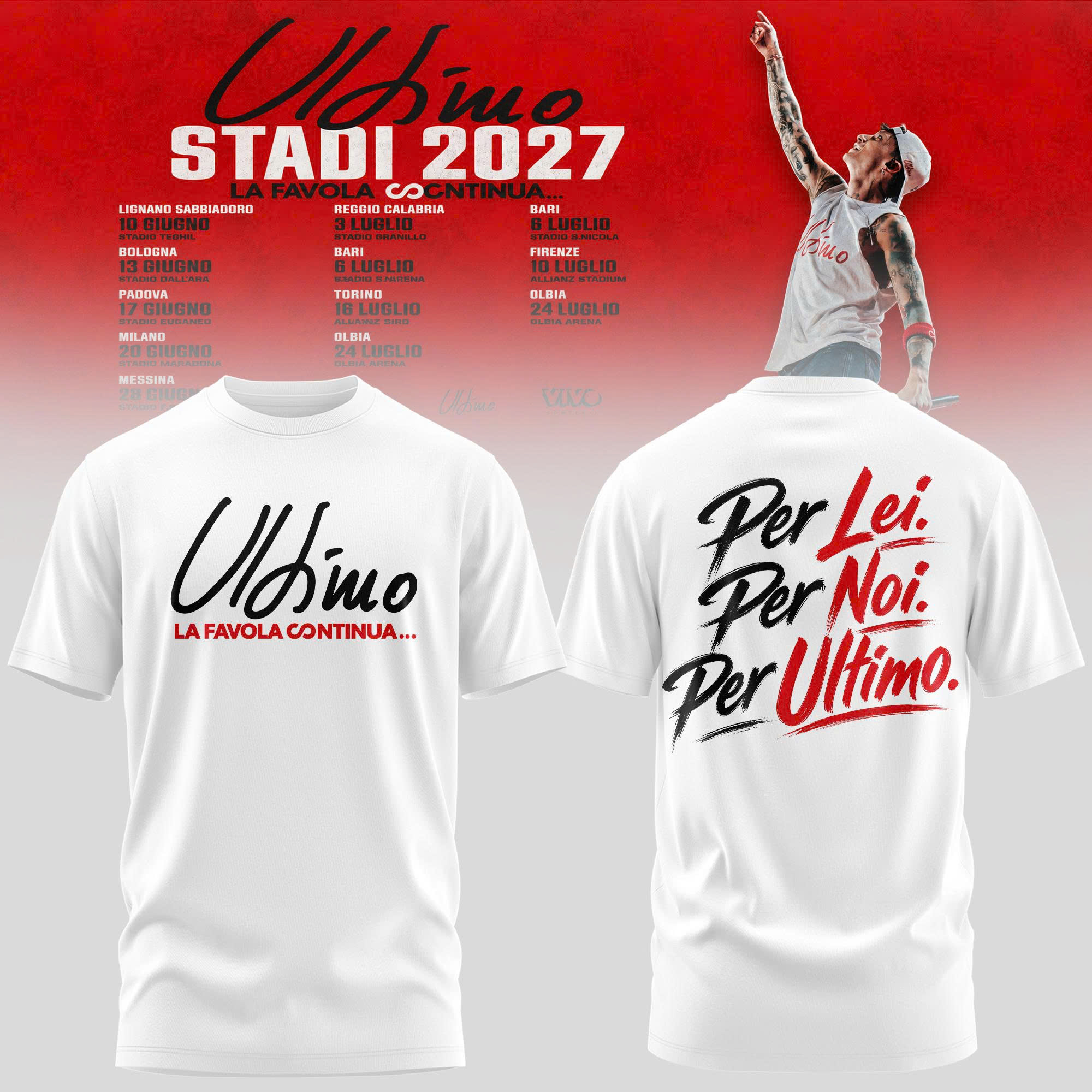 Ultimo Stadi 2027 Collector Fan Graphic T Shirt