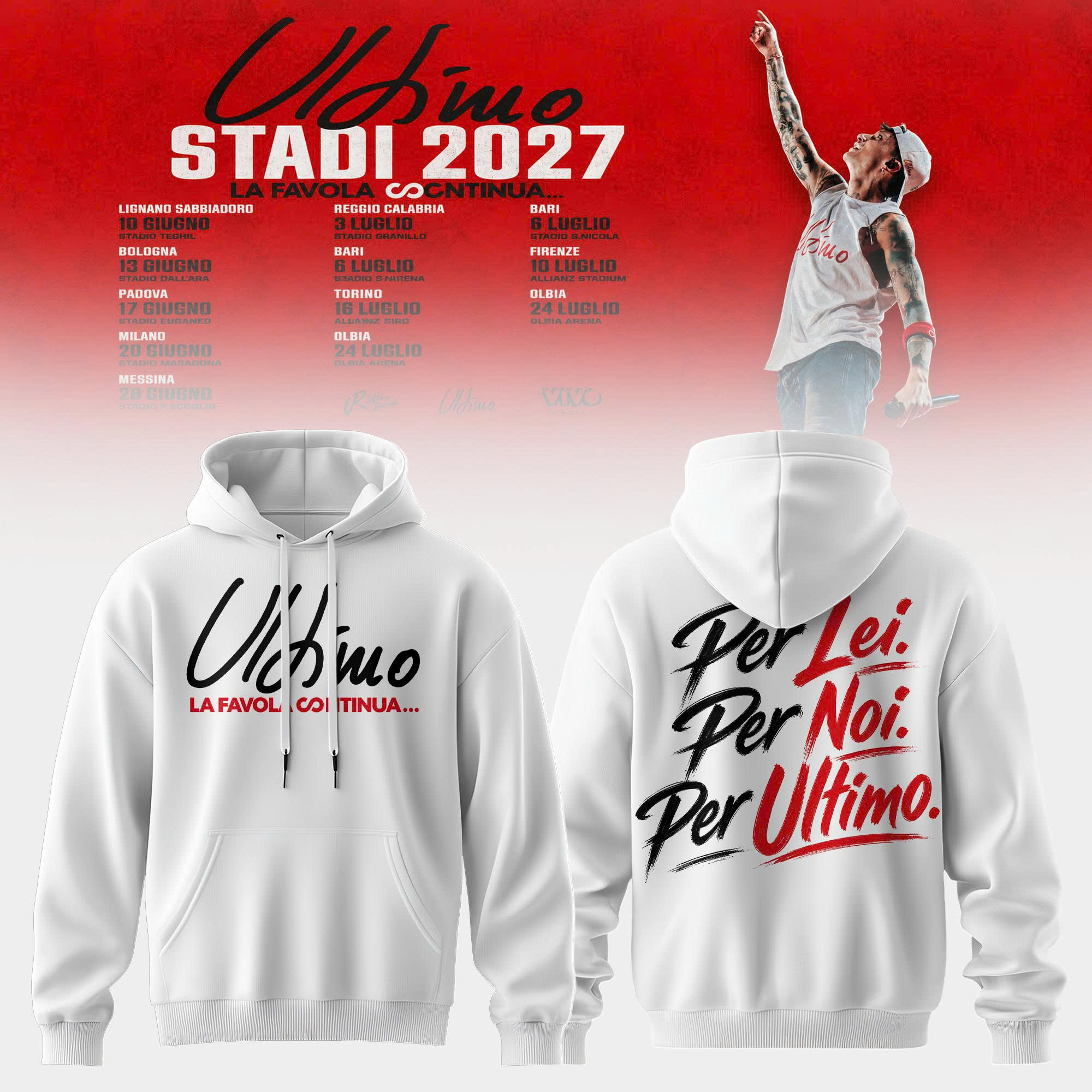 Ultimo Stadi 2027 Collector Fan Tour Hoodie