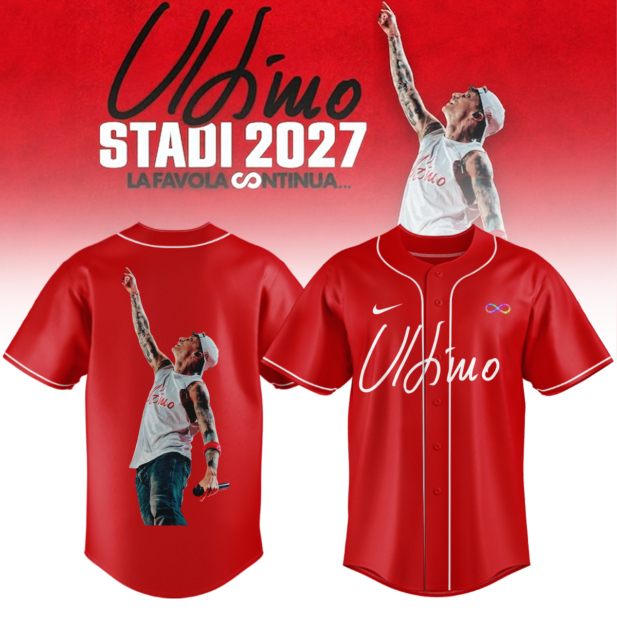 Ultimo Stadi 2027 La Favola Continua Baseball Jersey Classic Edition