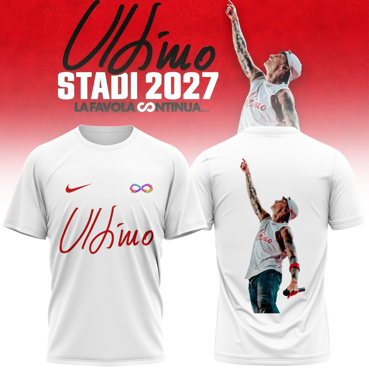 Ultimo Stadi 2027 La Favola Continua Graphic T Shirt