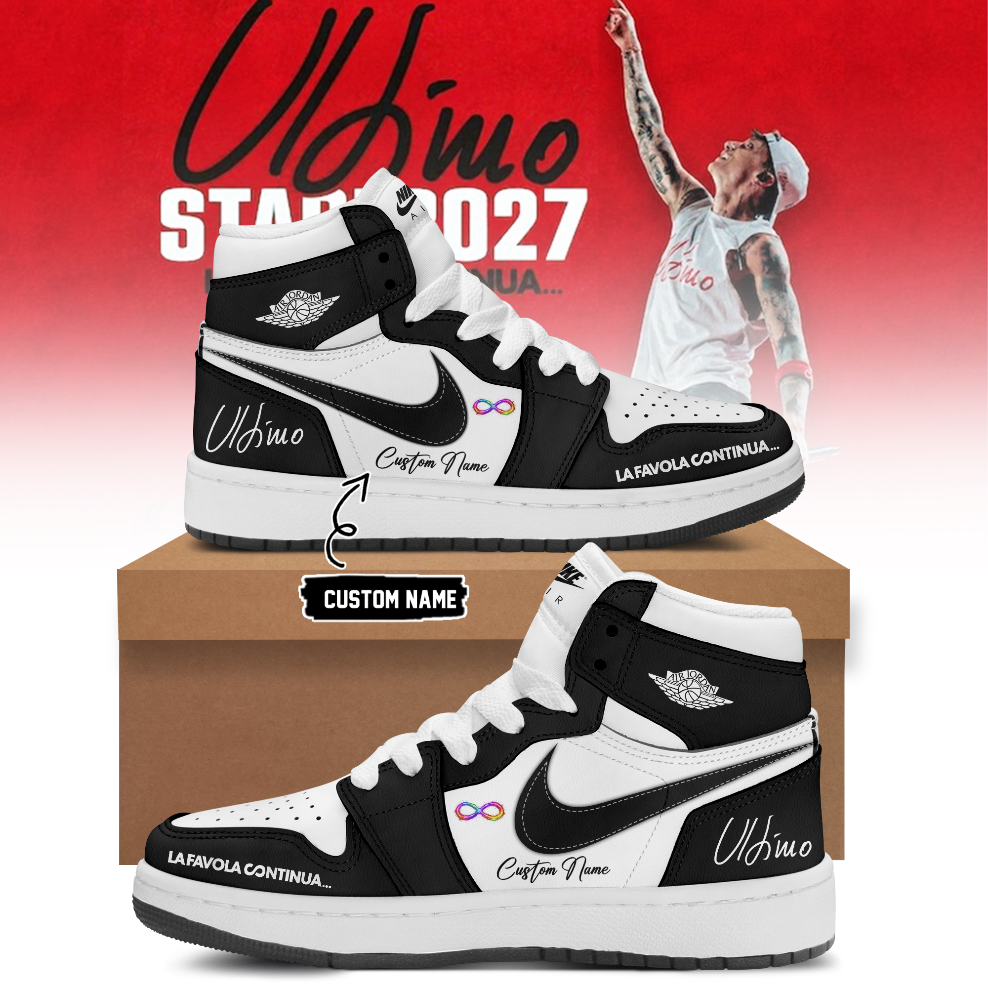 Ultimo Stadi 2027 La Favola Continua High Top Sneakers Signature Edition
