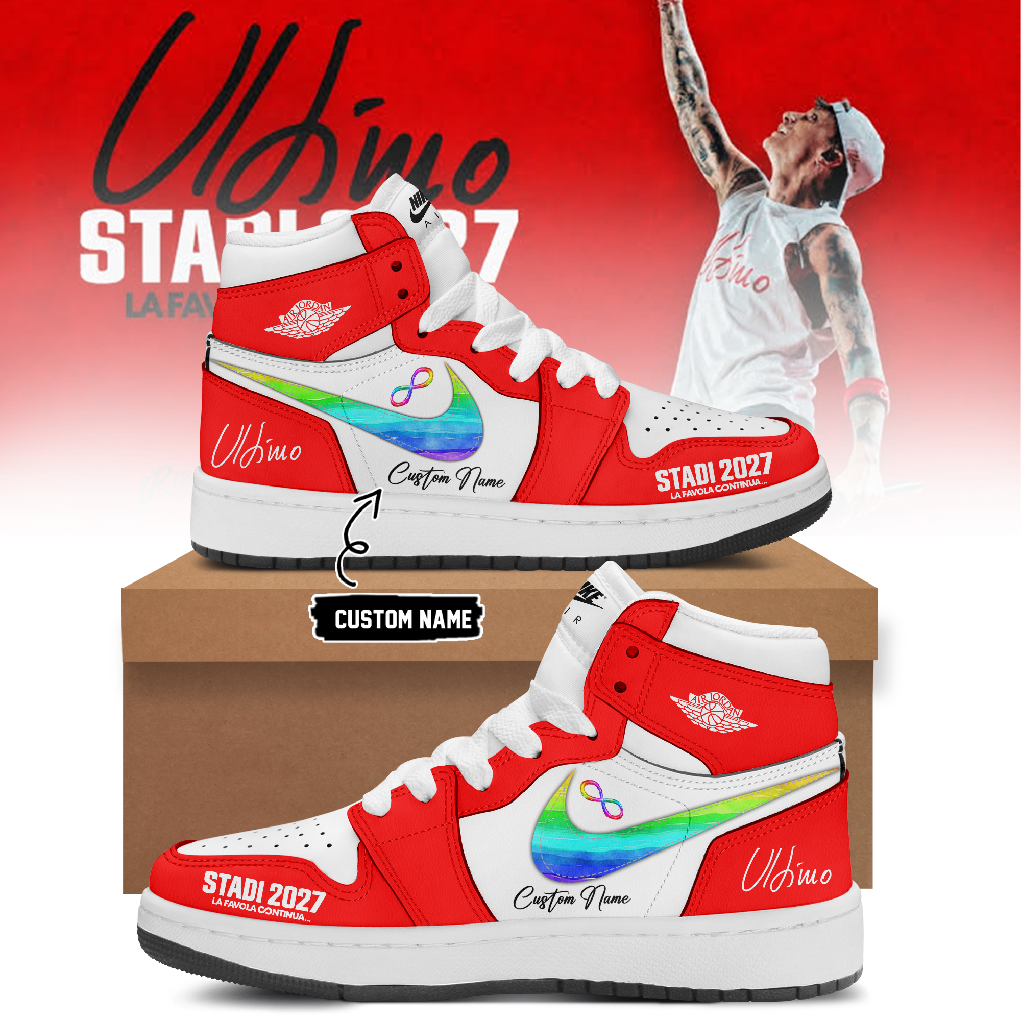 Ultimo Stadi 2027 La Favola Continua Limited Edition High Top Sneakers