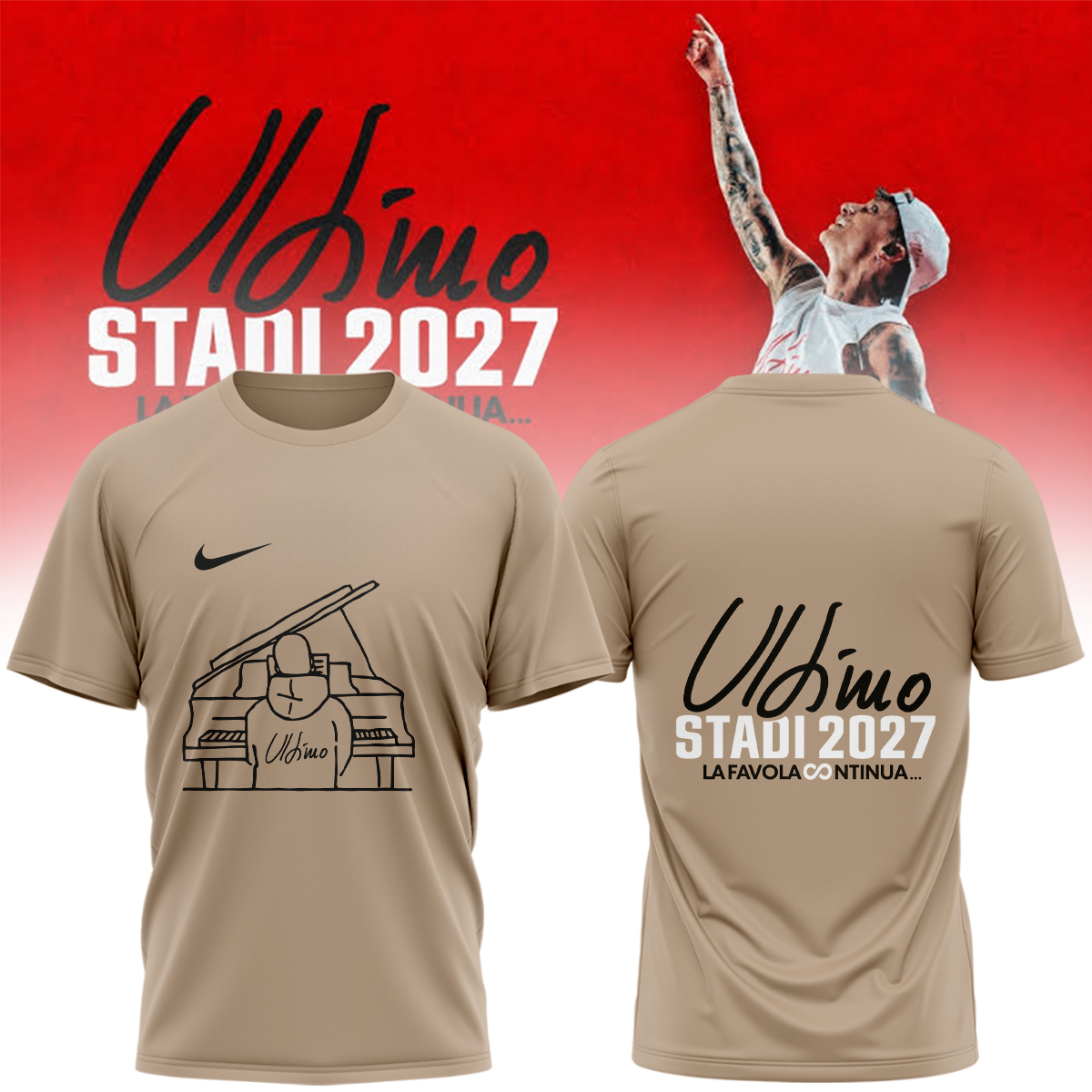 Ultimo Stadi 2027 La Favola Continua Limited Edition Signature Graphic T Shirt