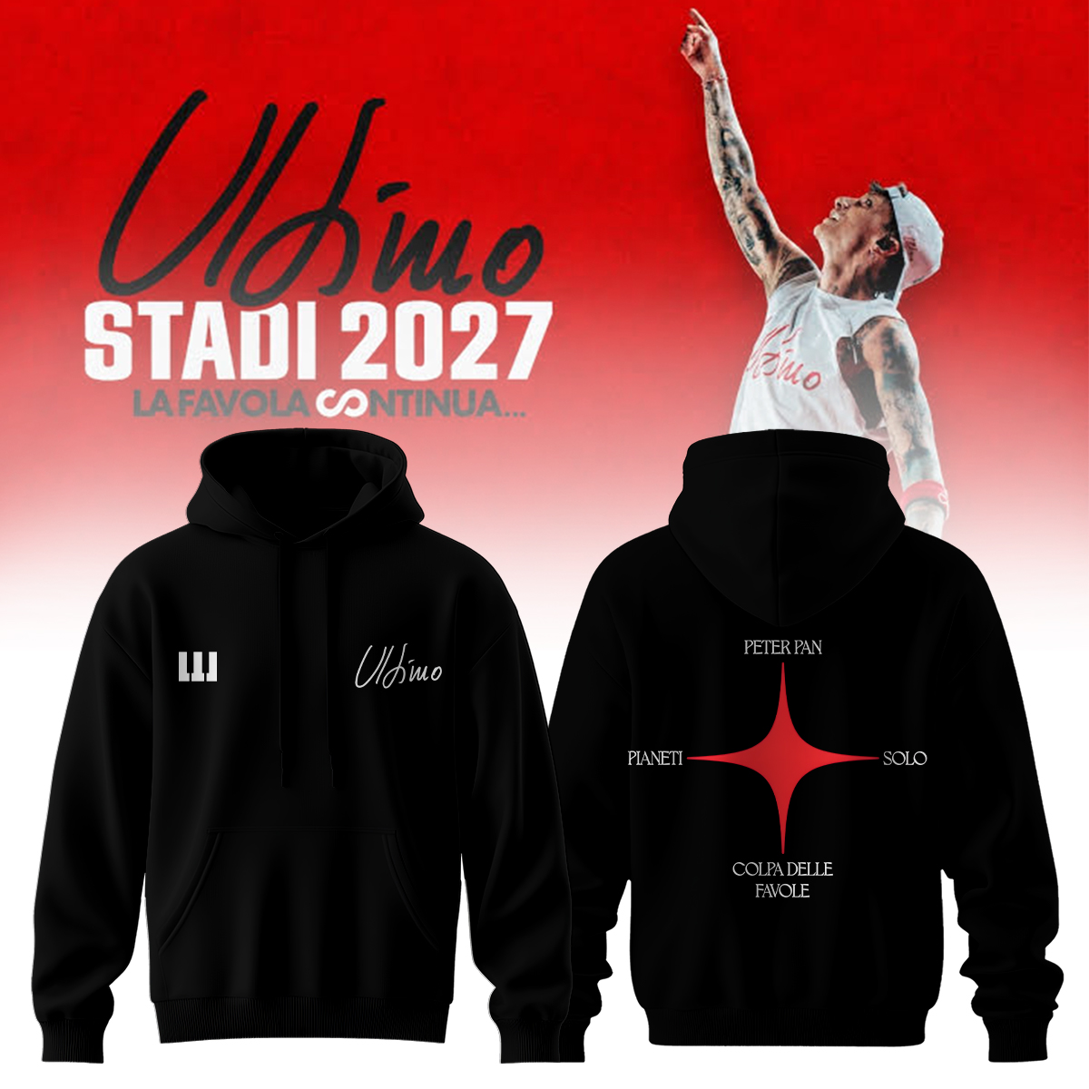 Ultimo Stadi 2027 La Favola Continua Premium Concert Hoodie1