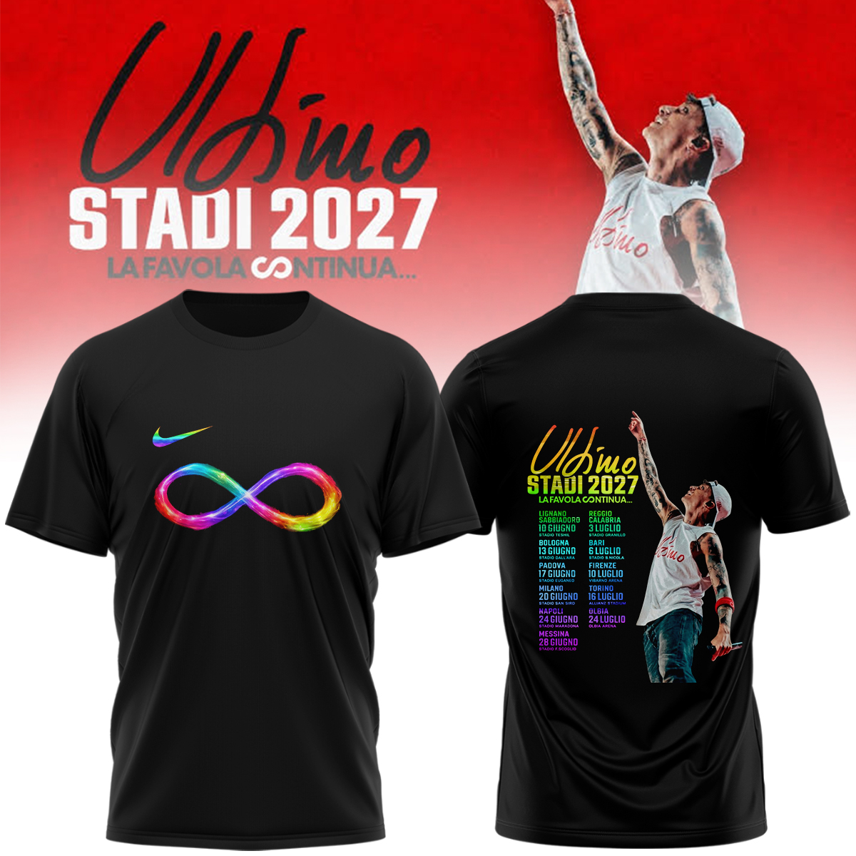 Ultimo Stadi 2027 La Favola Continua Premium Graphic T Shirt