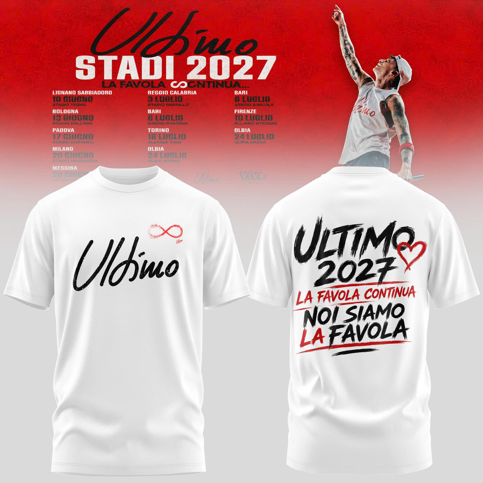 Ultimo Stadi 2027 Limited Edition Tour Graphic Tee Gifts For Fans