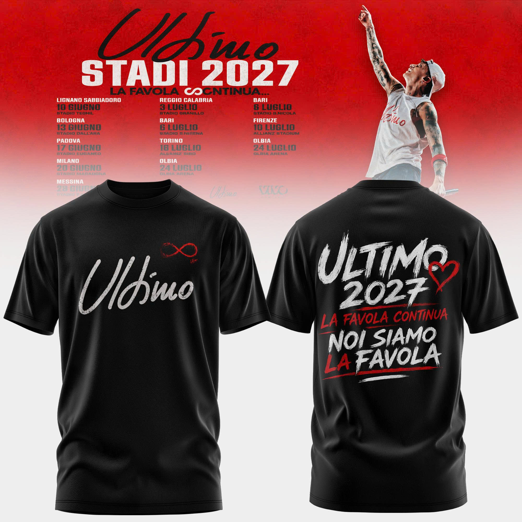 Ultimo Stadi 2027 Limited Merchandise Graphic Tee