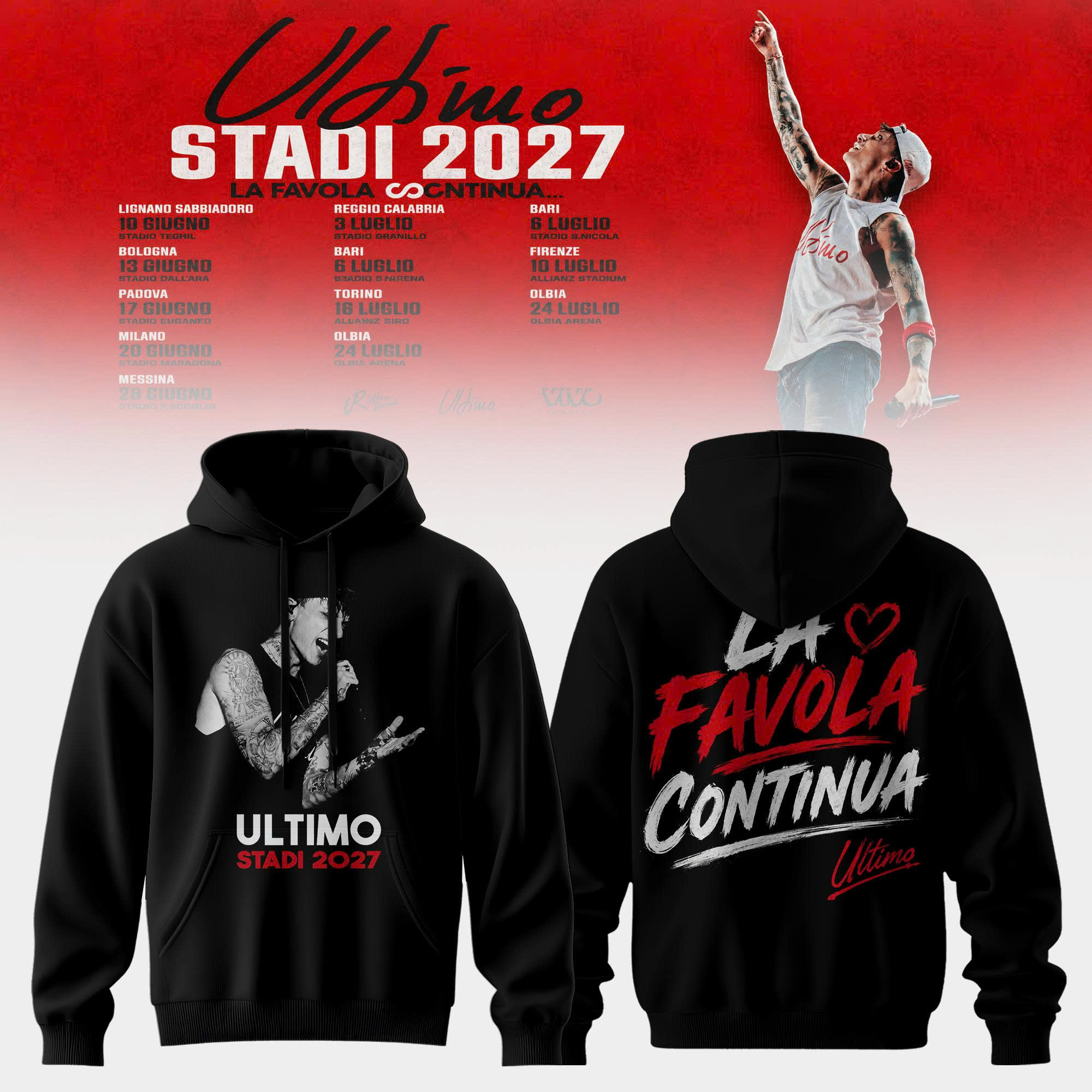 Ultimo Stadi 2027 Premium Limited Edition Tour Hoodie Collection Gifts For Fans