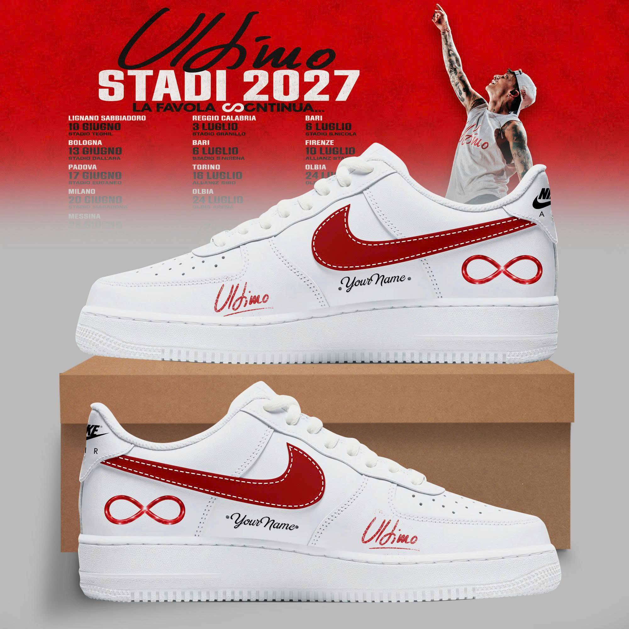 Ultimo Stadi 2027 Tour Edition Sneakers Signature Edition