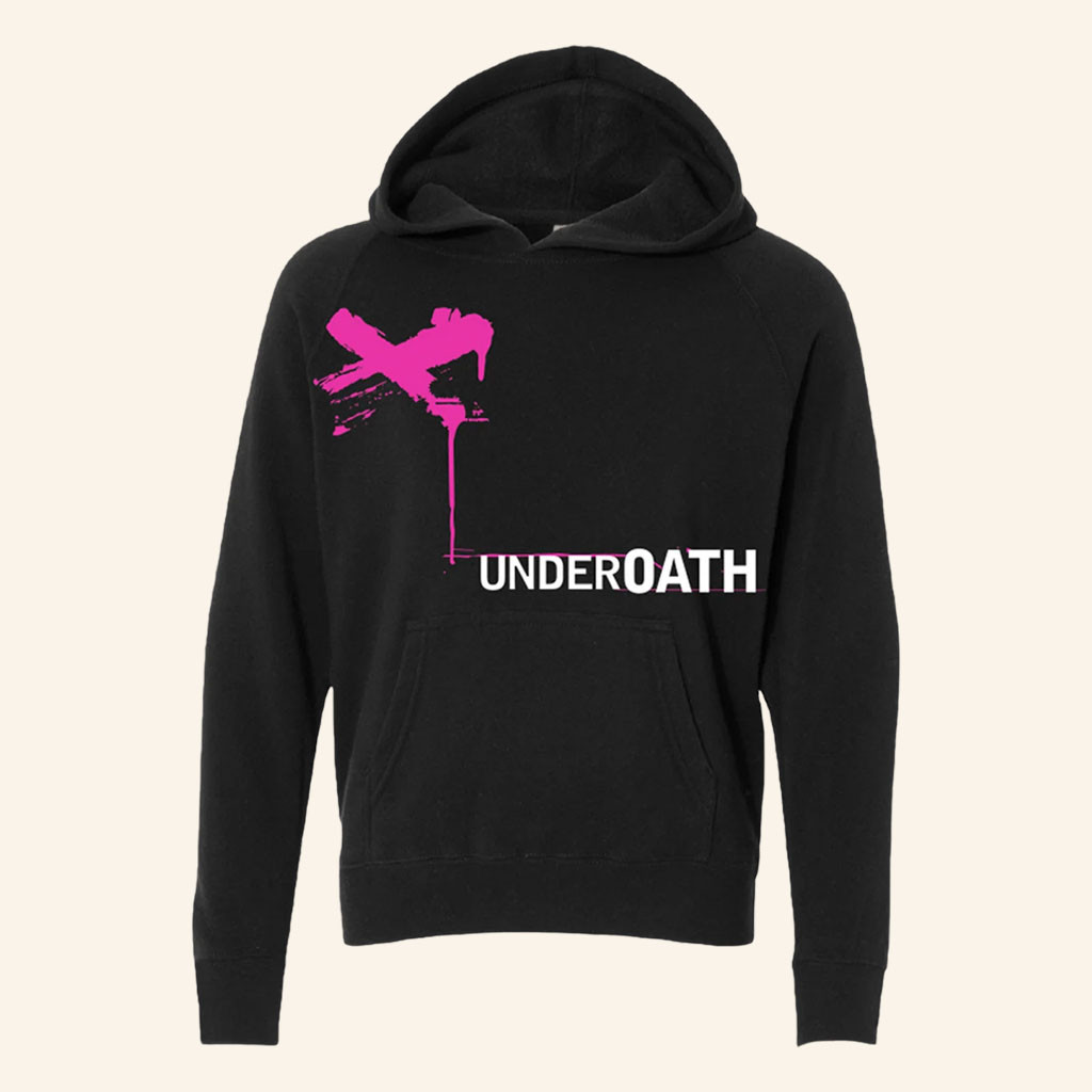 Underoath Merch 2026 Pink X Underoath Hoodie Birthday Present For Friends